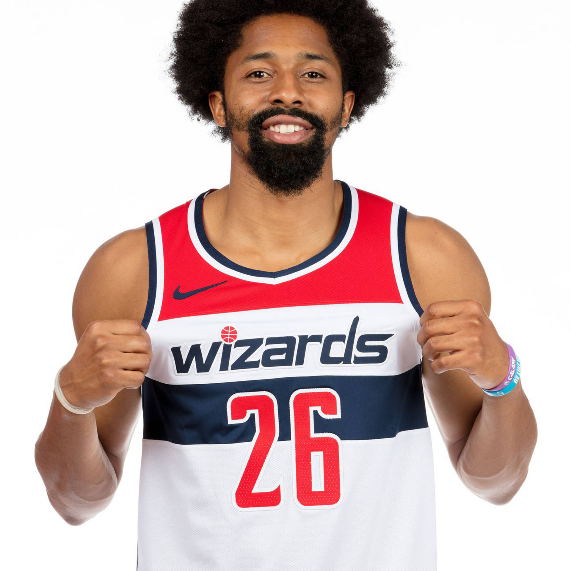 Spencer Dinwiddie Wizards Jersey Background