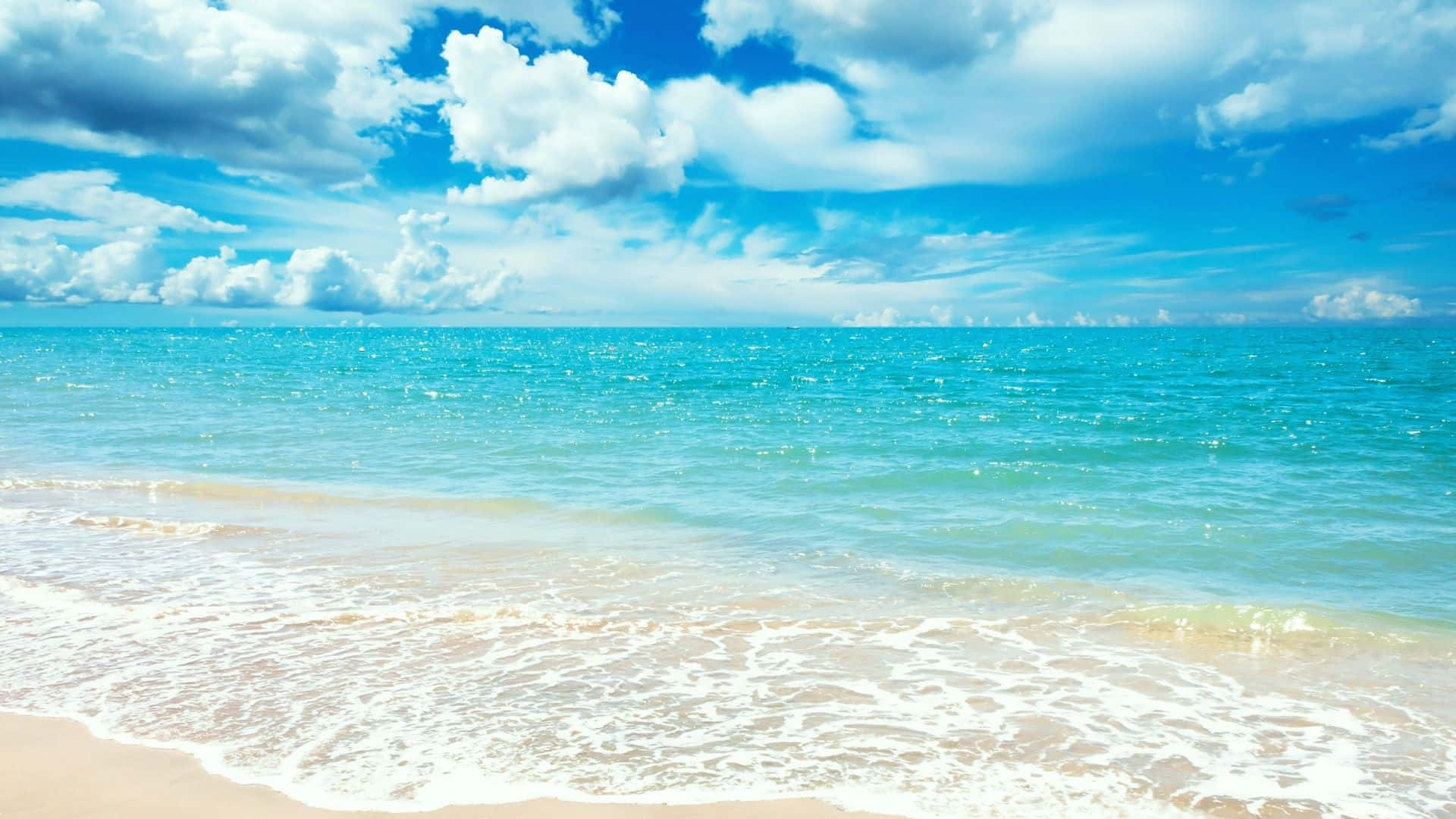Spend The Summer Days At The Beach In Style Background