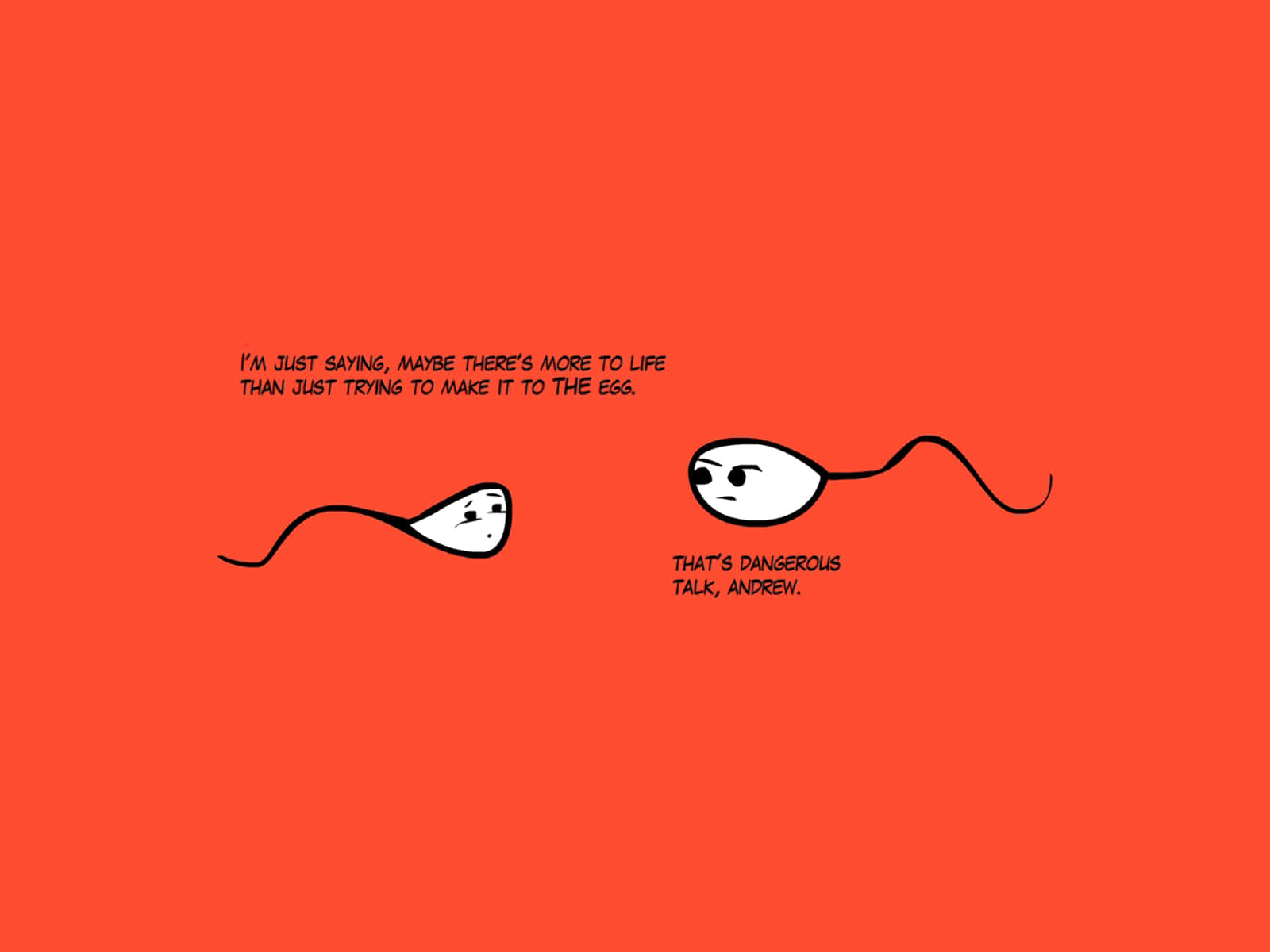 Sperm Meme Desktop Background