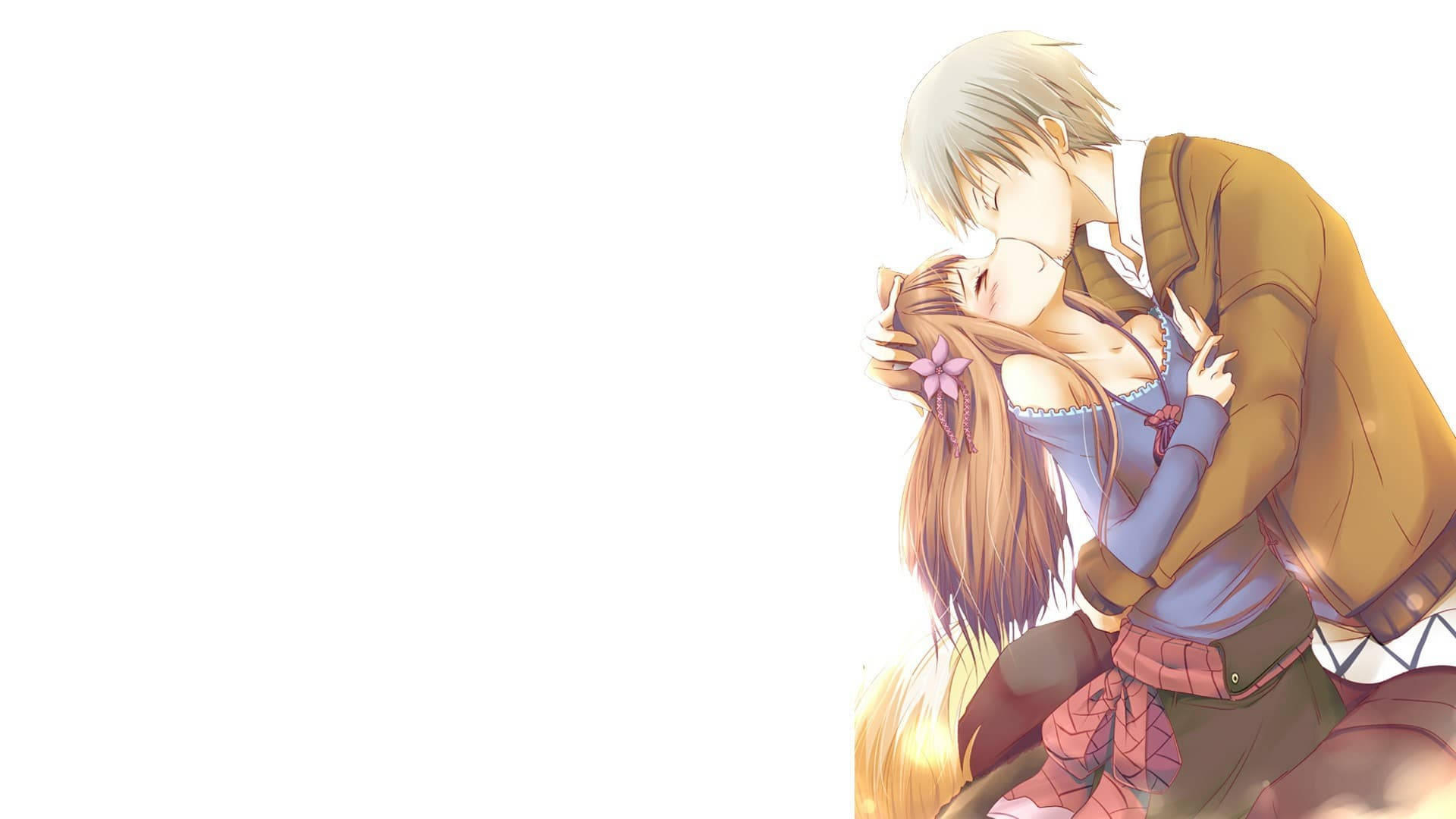 Spice And Wolf Kiss Background
