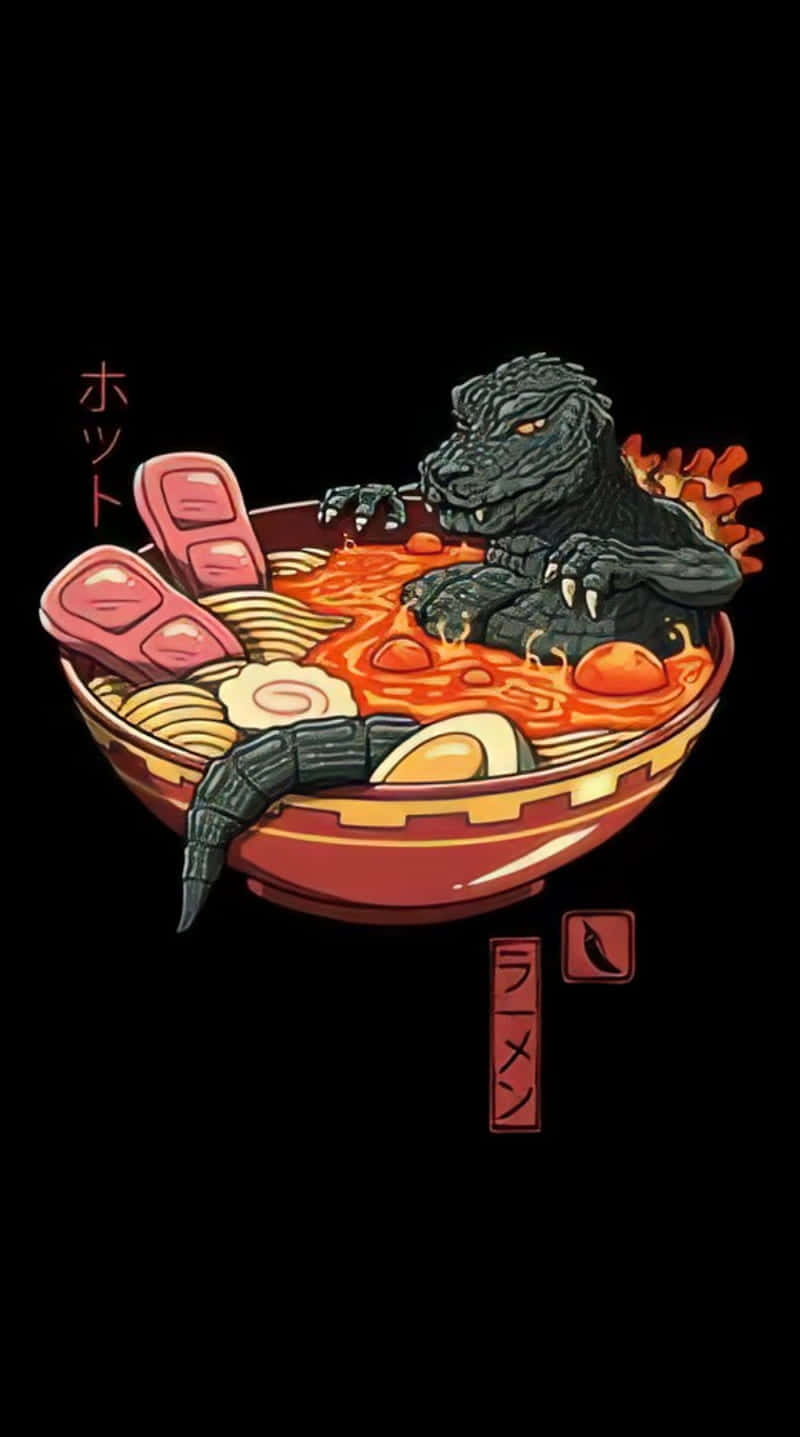 Spicy Lava Ramen King Sticker