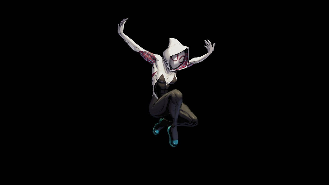 Spider Gwen Spider-man White Background