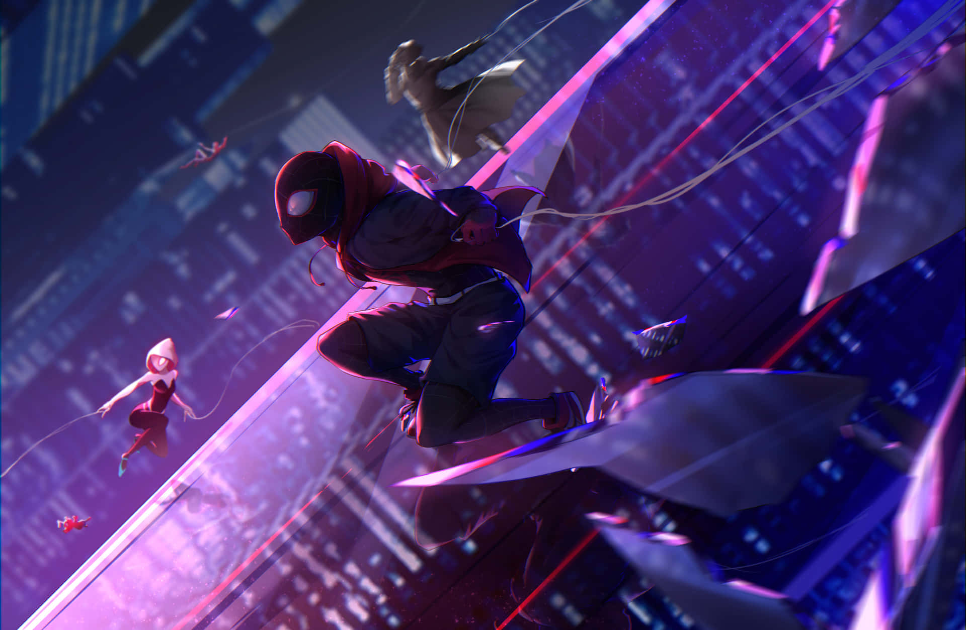 Spider Man Aesthetic In A Fight