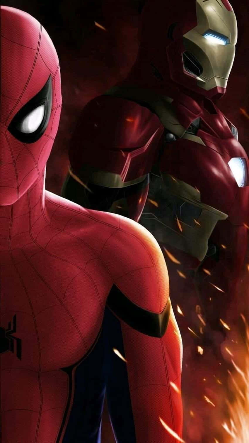 Spider-man And Iron Man, The Ultimate Superhero Duo Background