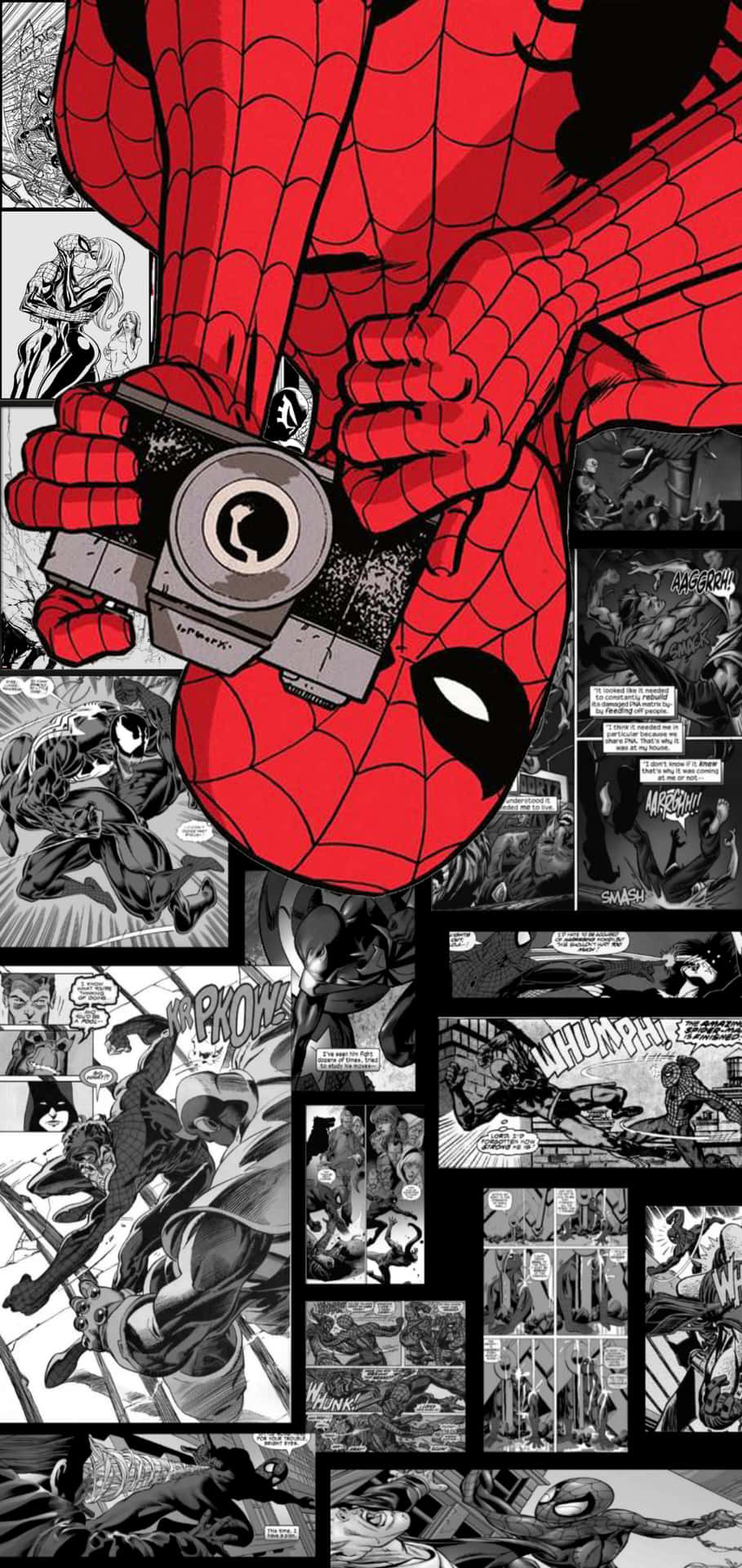 Spider - Man Comics Cover Background