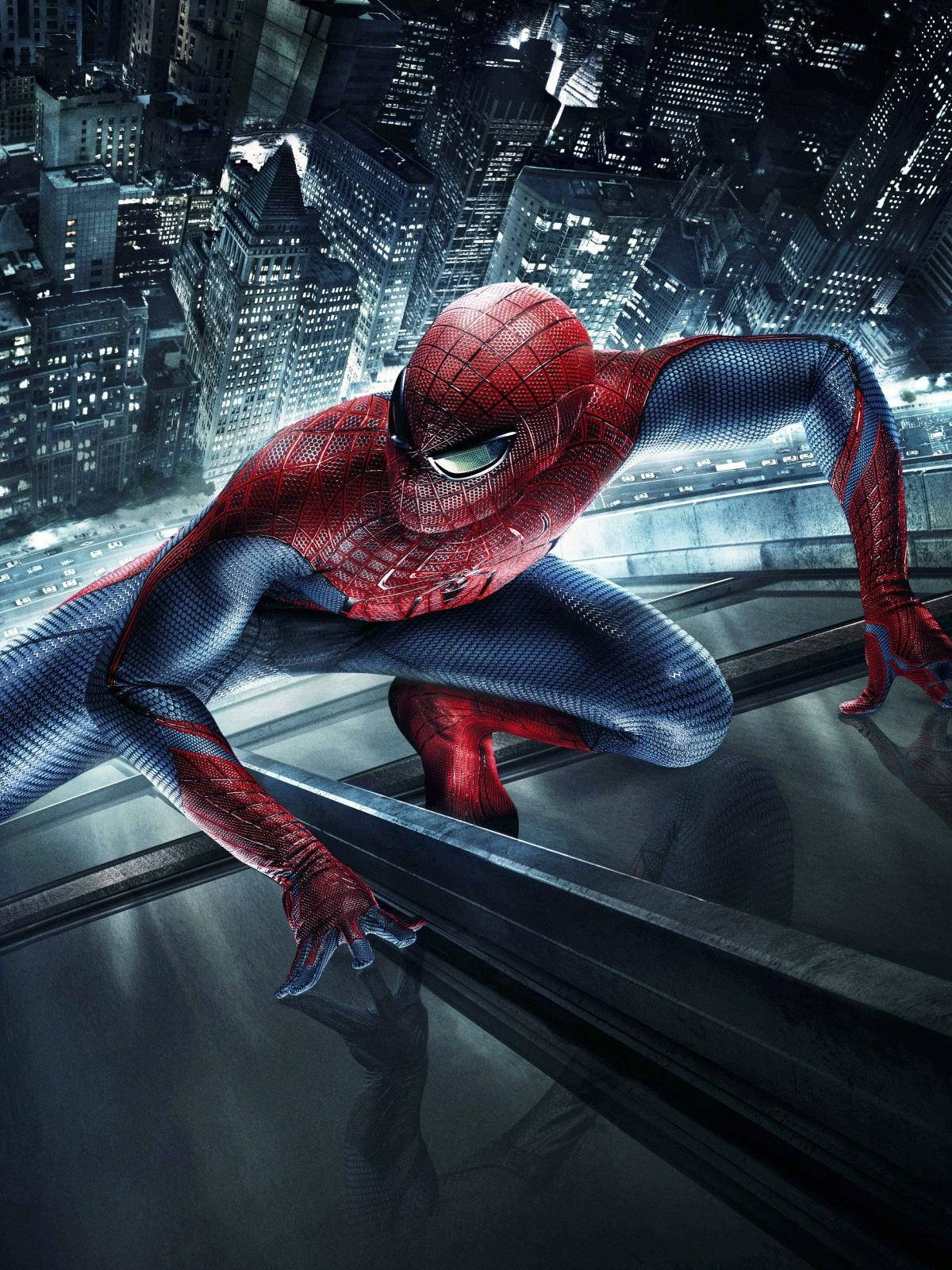 Spider Man Crawl Mobile Background