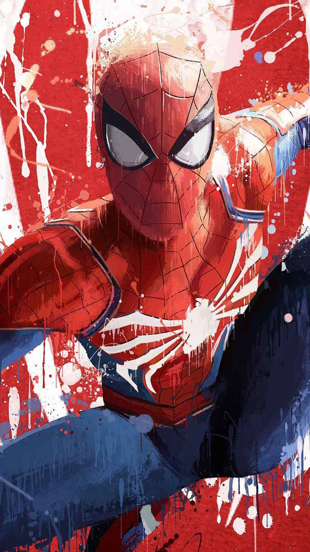 Spider Man Digital Art Mobile Background