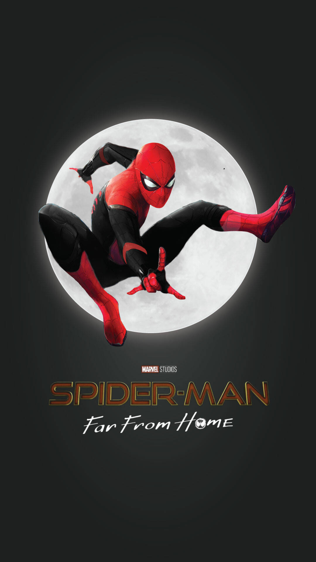 Spider Man Far From Home Moon Art Background
