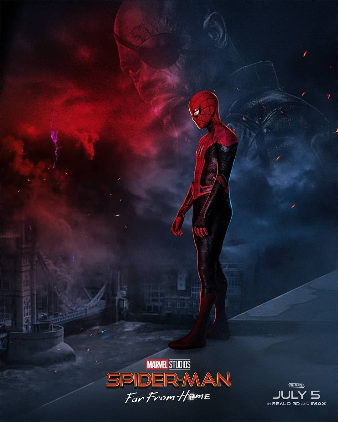Spider Man Far From Home Nick Fury Background