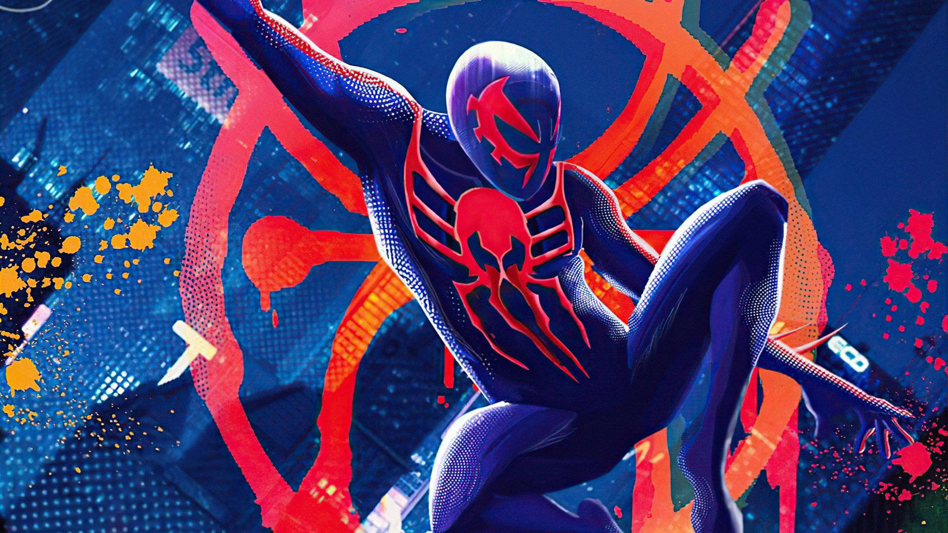 Spider Man Graffiti 4k Background