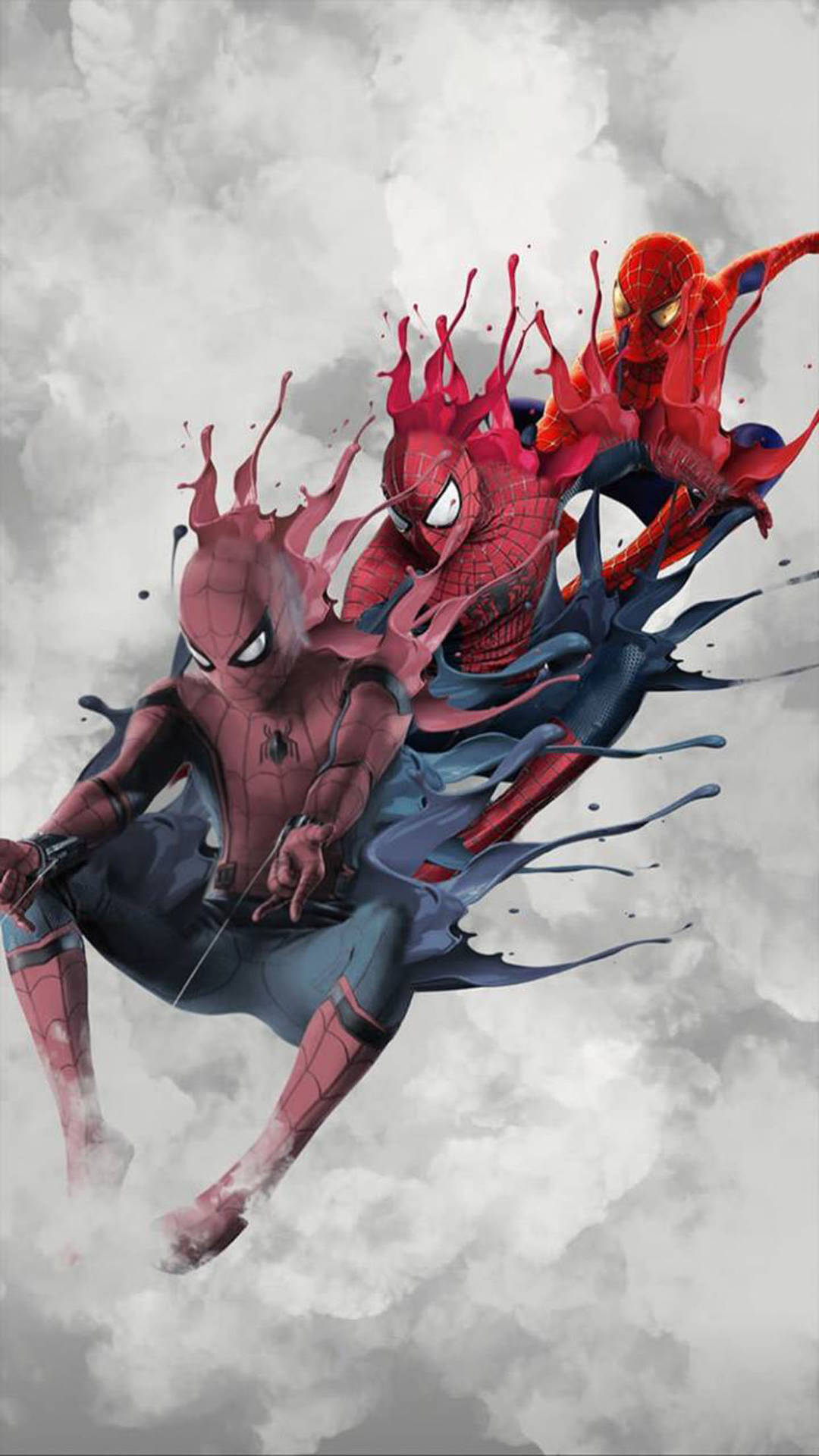 Spider Man Illustration Marvel Phone Background