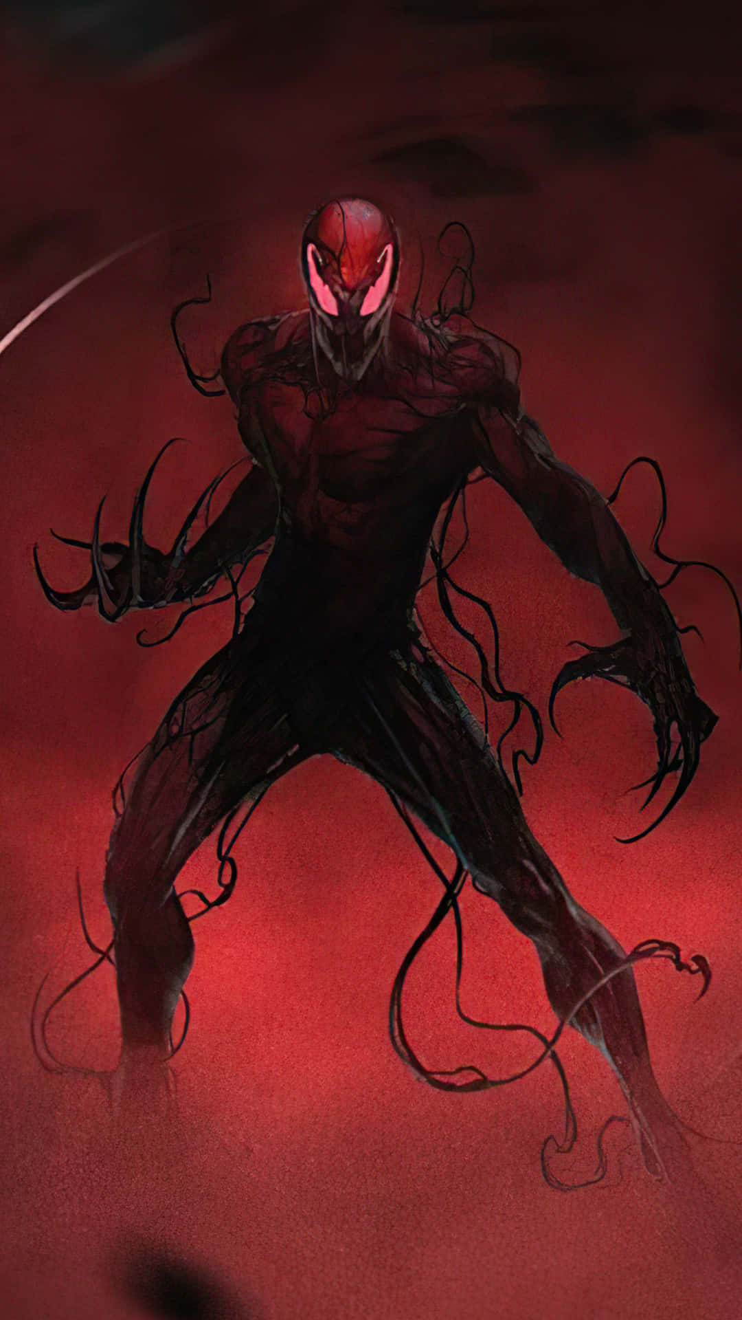 Spider-man In Red And Black