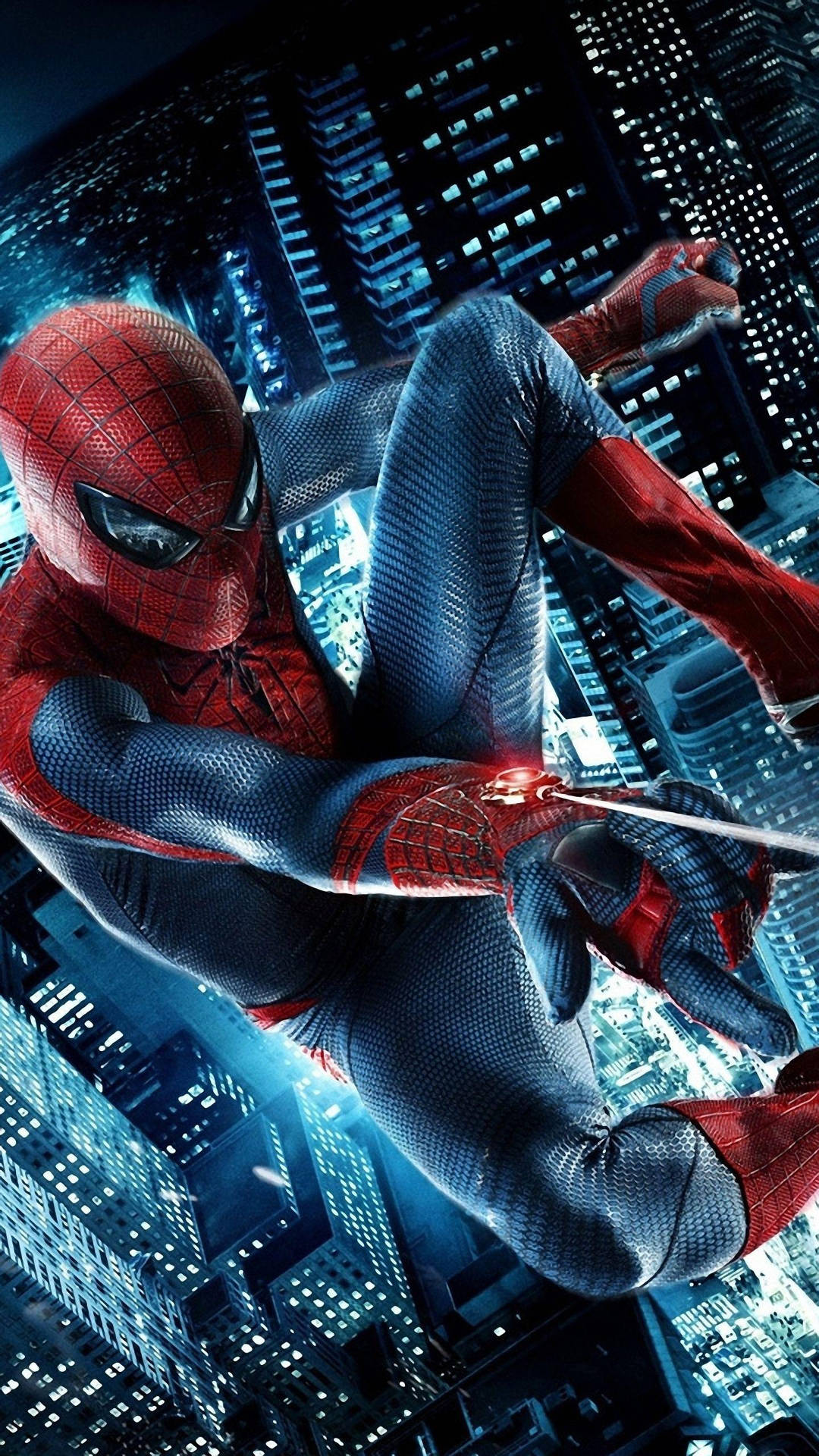 Spider Man In The City Mobile Background