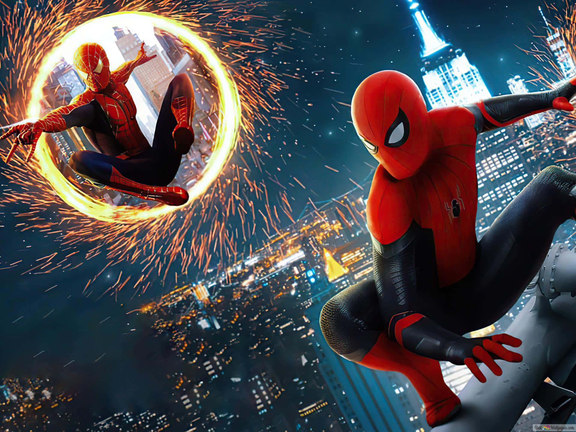 Spider Man Into Spider - Man 3 Hd Wallpaper Background