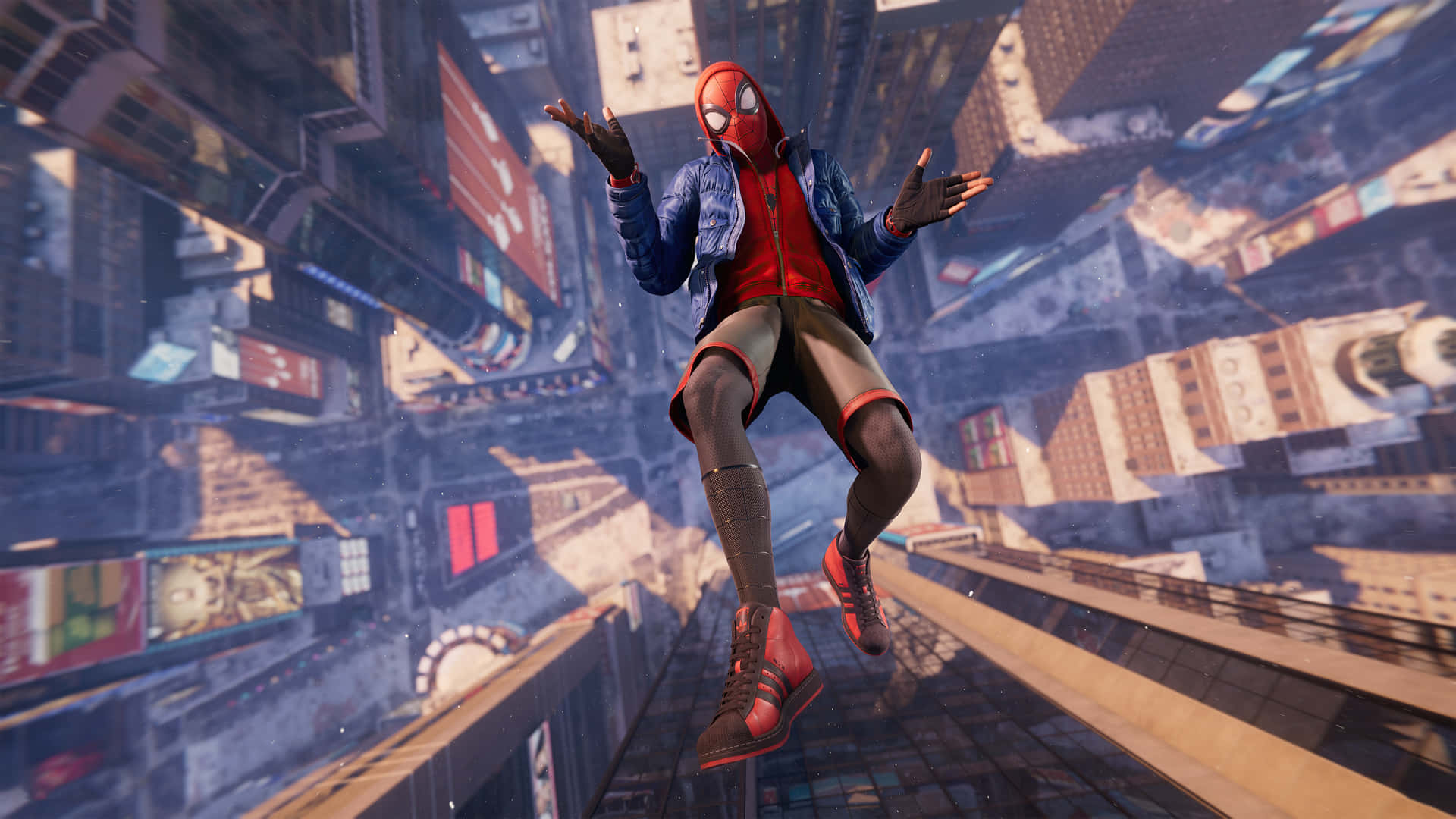 Spider-man Into Spider-man Ps4 Screenshot Background
