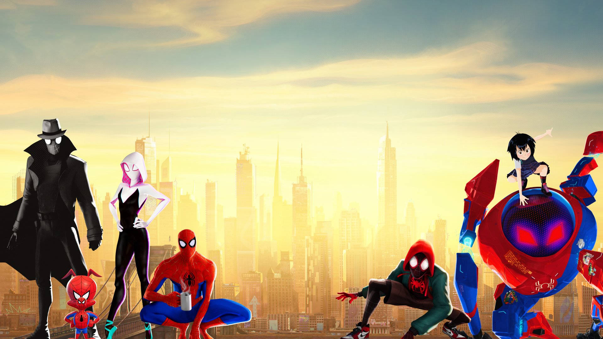 Spider Man Into The Spider Verse 4k Background