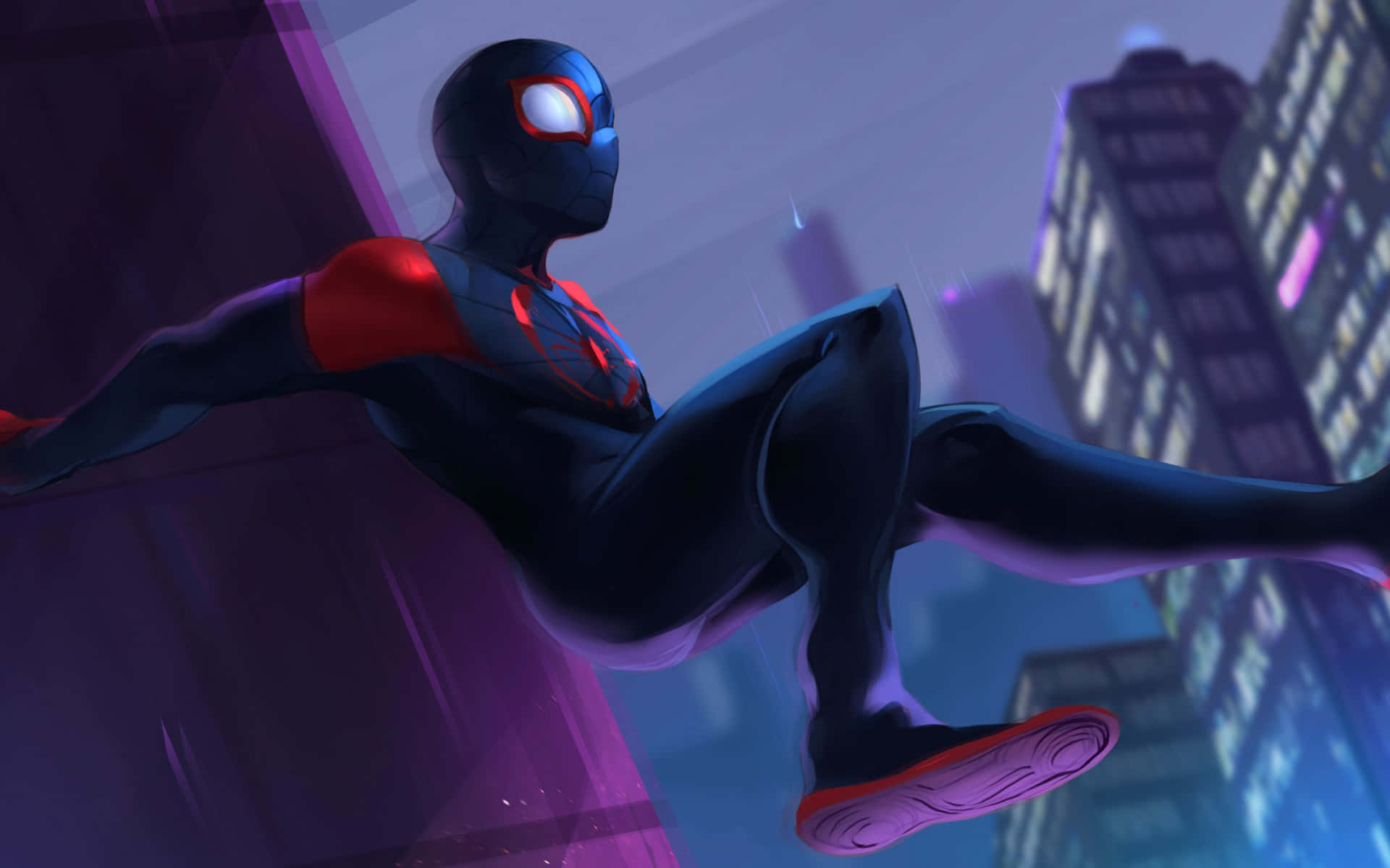 Spider Man Into The Spider Verse Hd Wallpaper Background