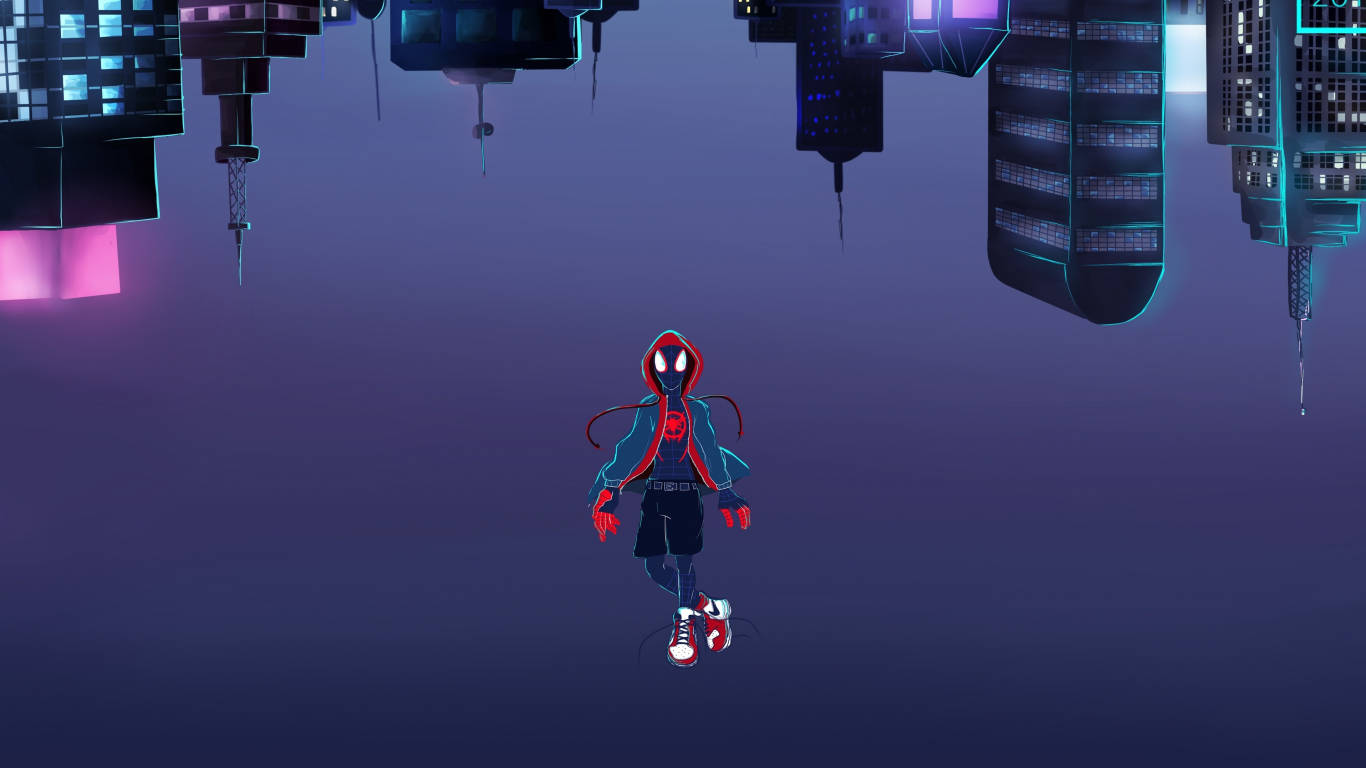 Spider Man Into The Spider Verse Hd Wallpaper