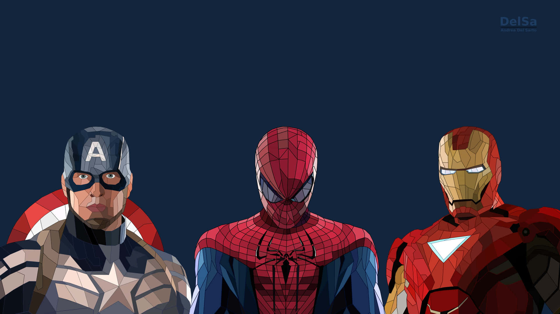 Spider-man & Iron Man Join Forces Background