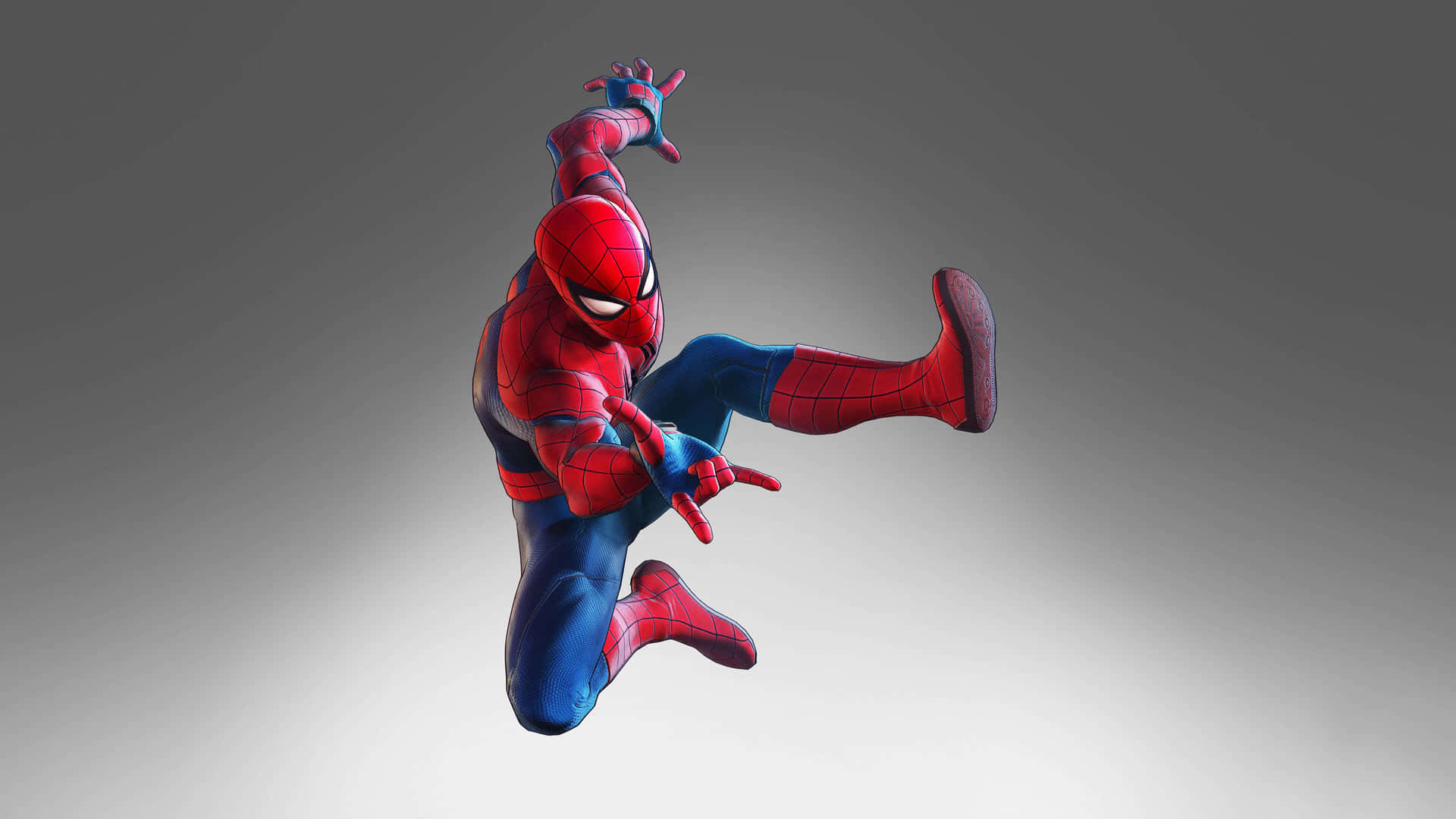 Spider Man Jumping In The Air Background