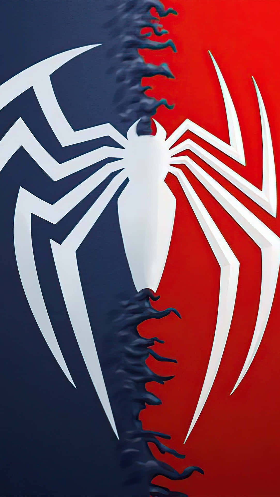 Spider Man Logo From The Playstation 4 Game Background