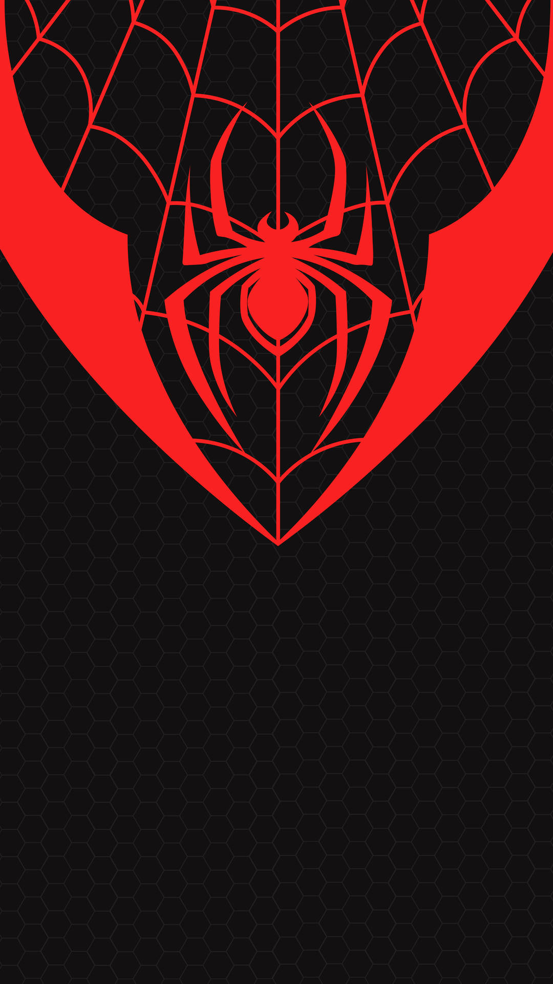 Spider Man Miles Morales Emblem Background