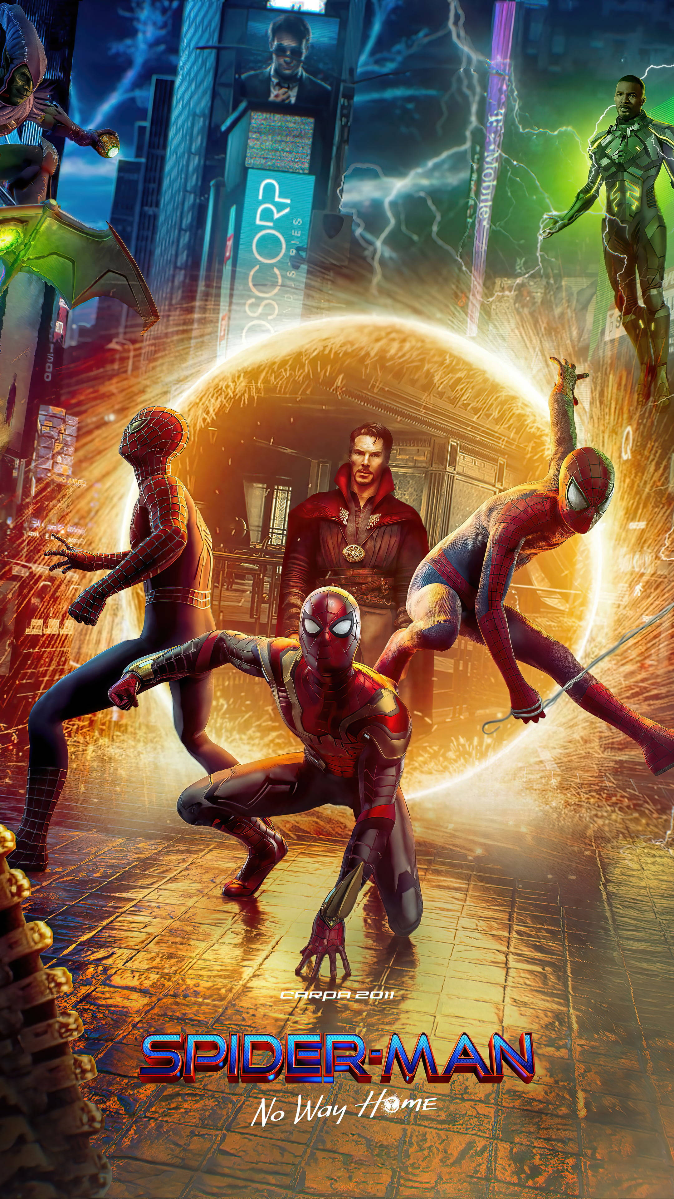 Spider Man No Way Home Digital Poster