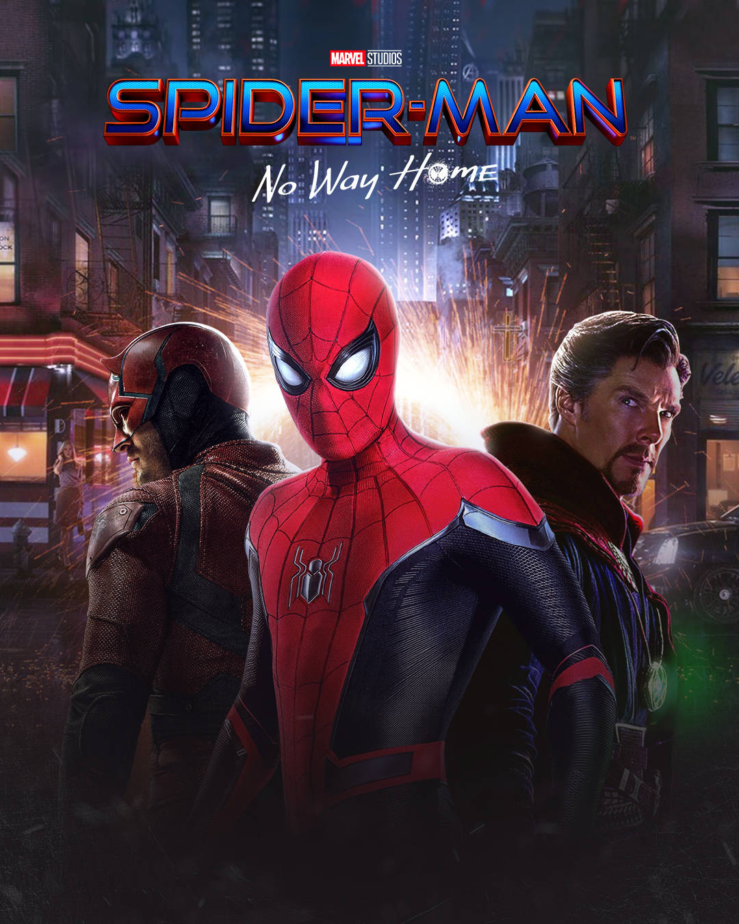 Spider Man No Way Home Poster Background