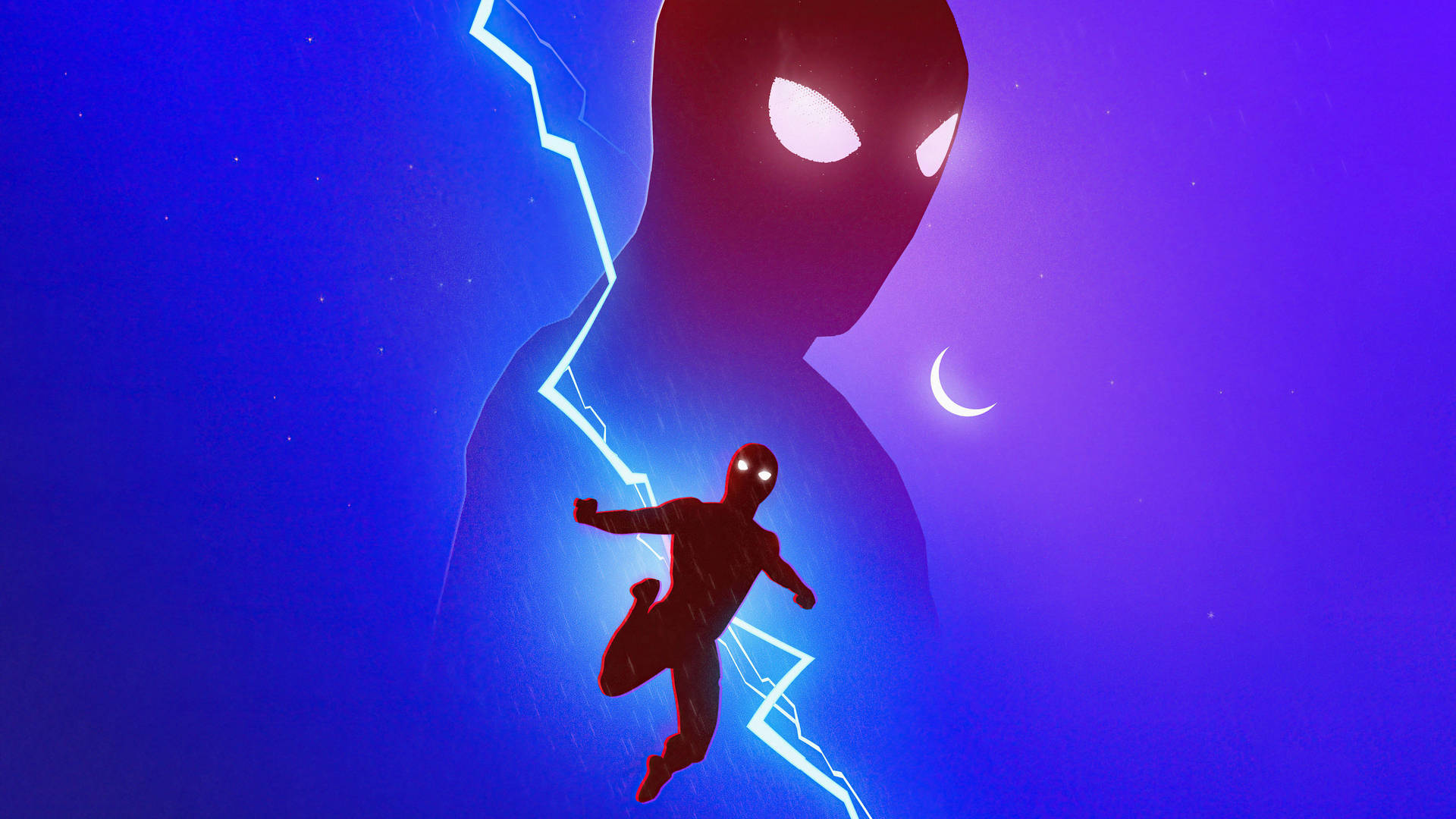 Spider Man No Way Home Vector Art Background