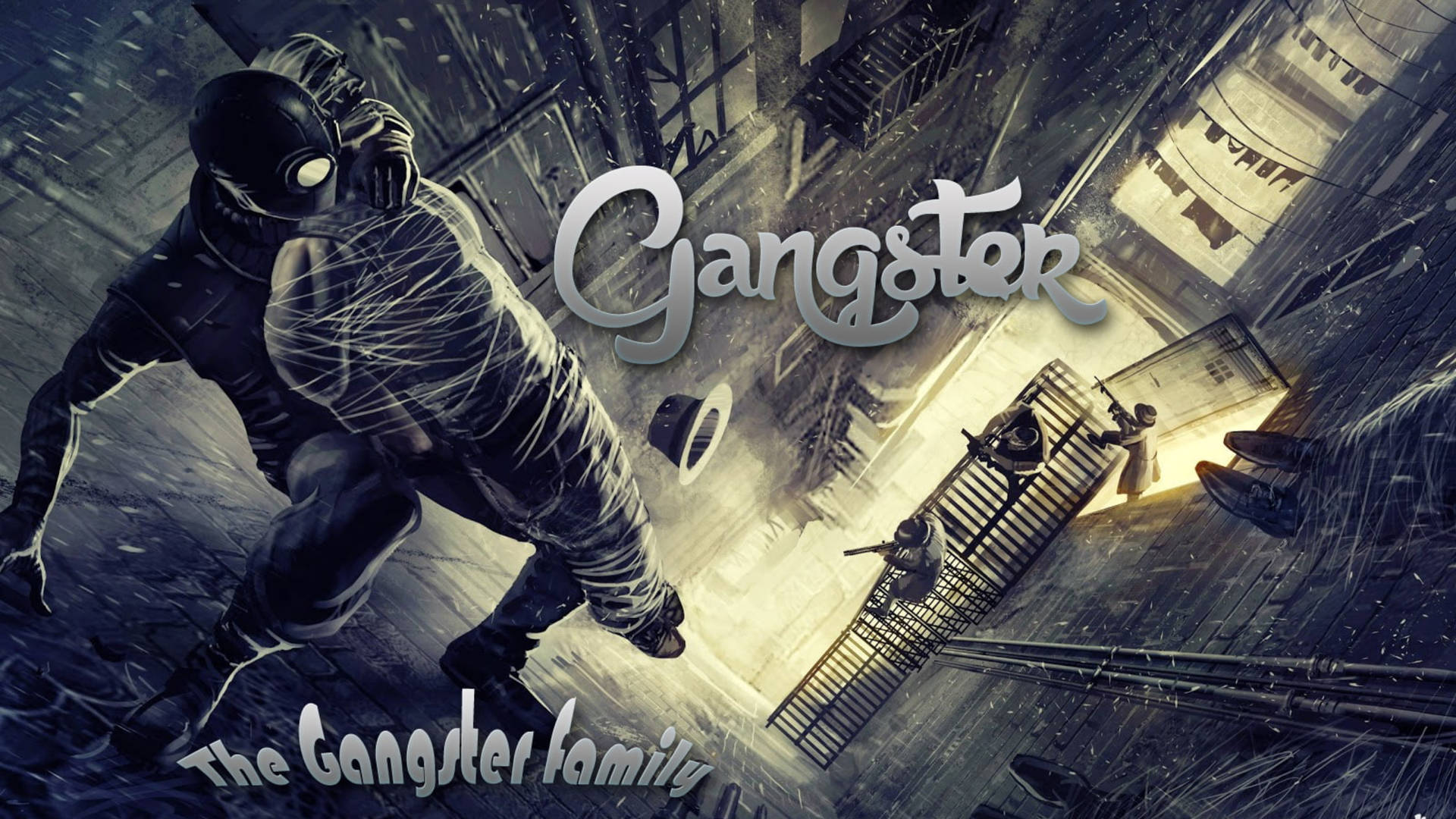 Spider-man Noir Vs. Goblin's Gangster Background