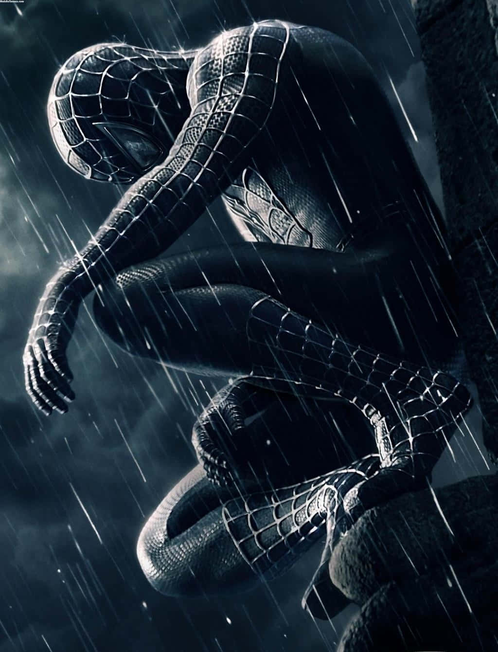 Spider-man Phone Featuring Iconic Marvel Logo Background
