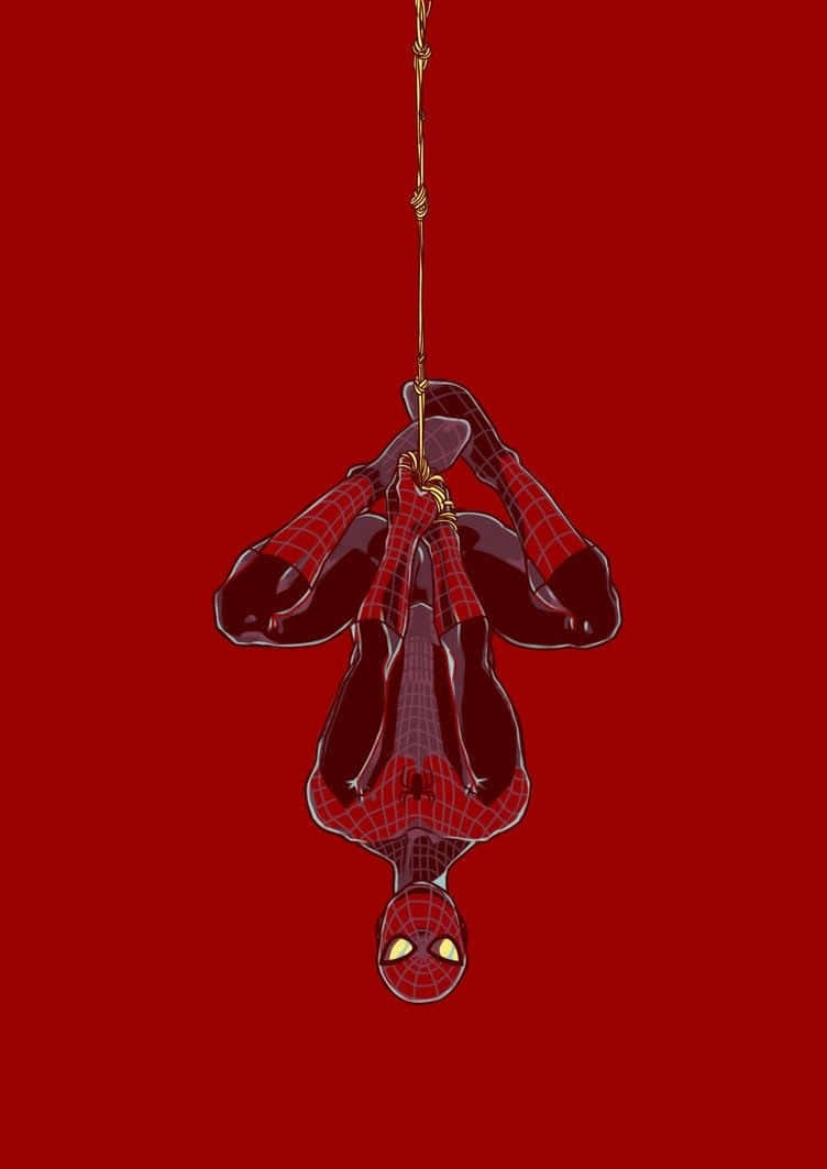 Spider-man Phone Red Aesthetic Background