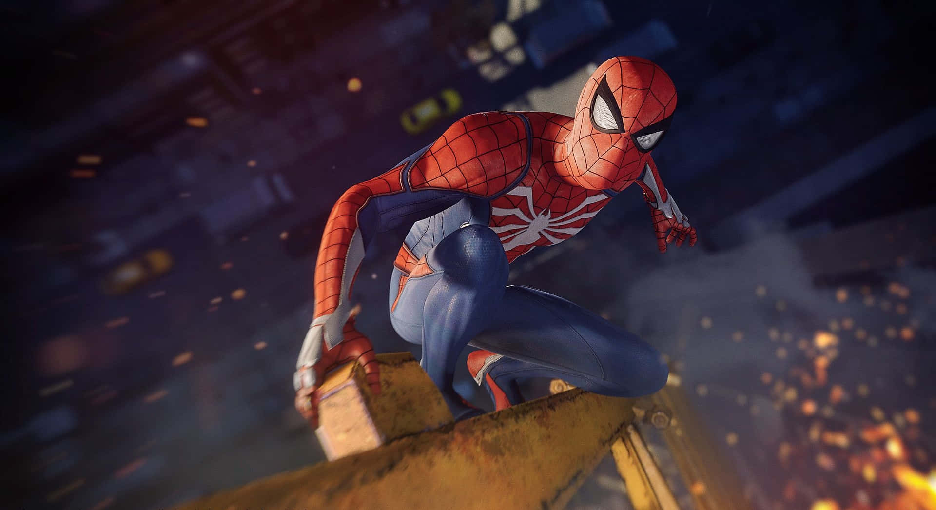 Spider Man Ps4 4k Burning Building 3d