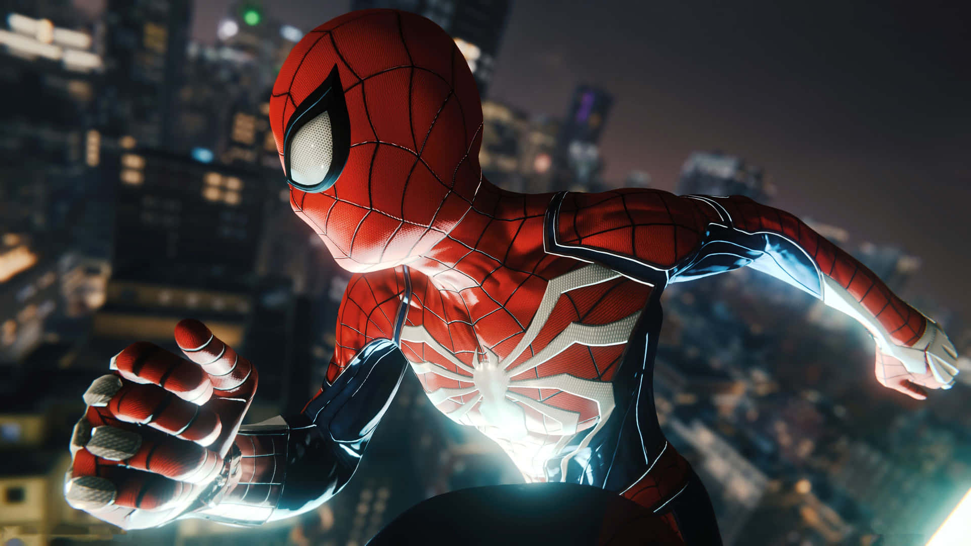 Spider Man Ps4 4k City Night Action Photography