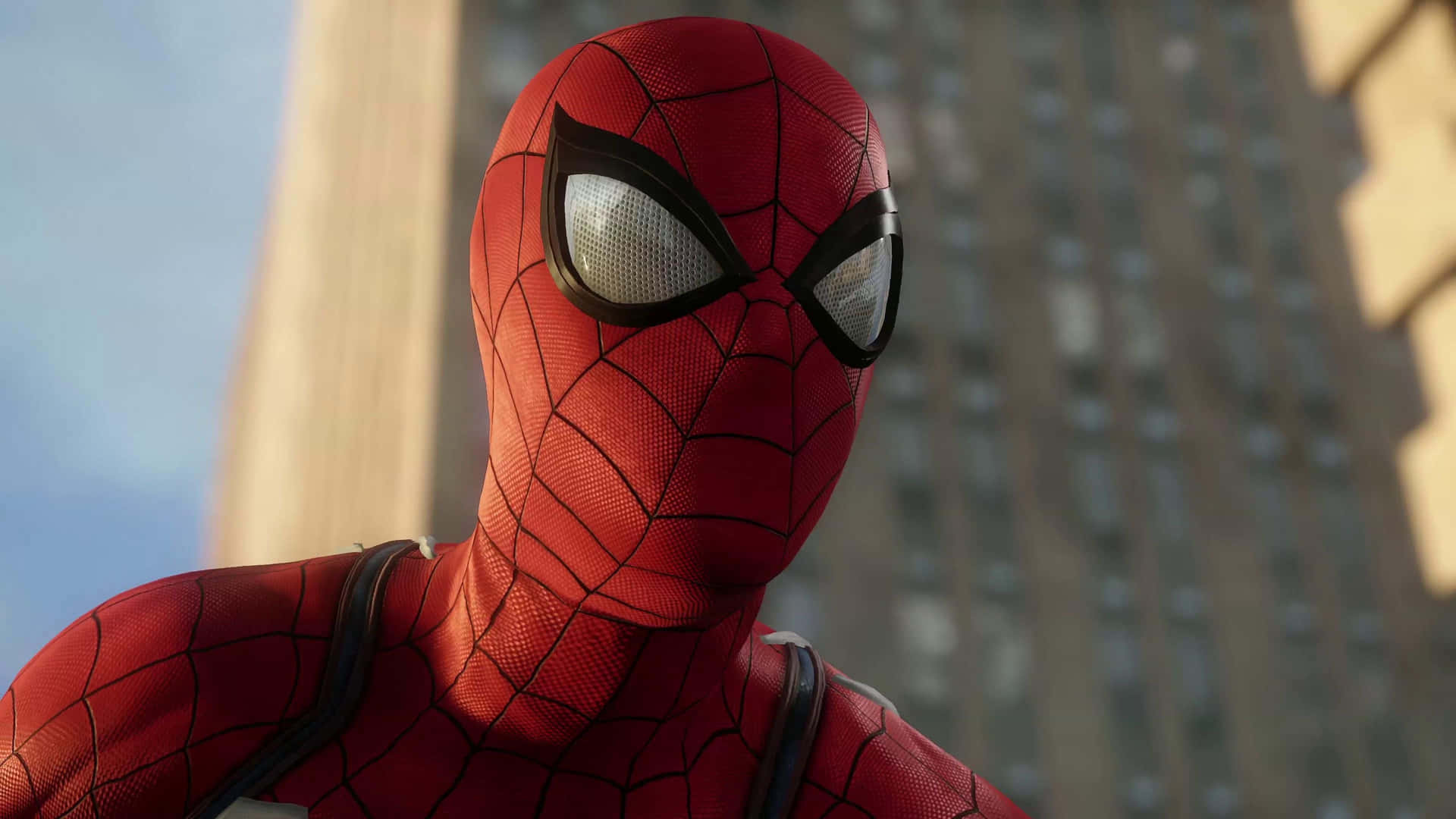 Spider Man Ps4 4k Close Up Looking Up