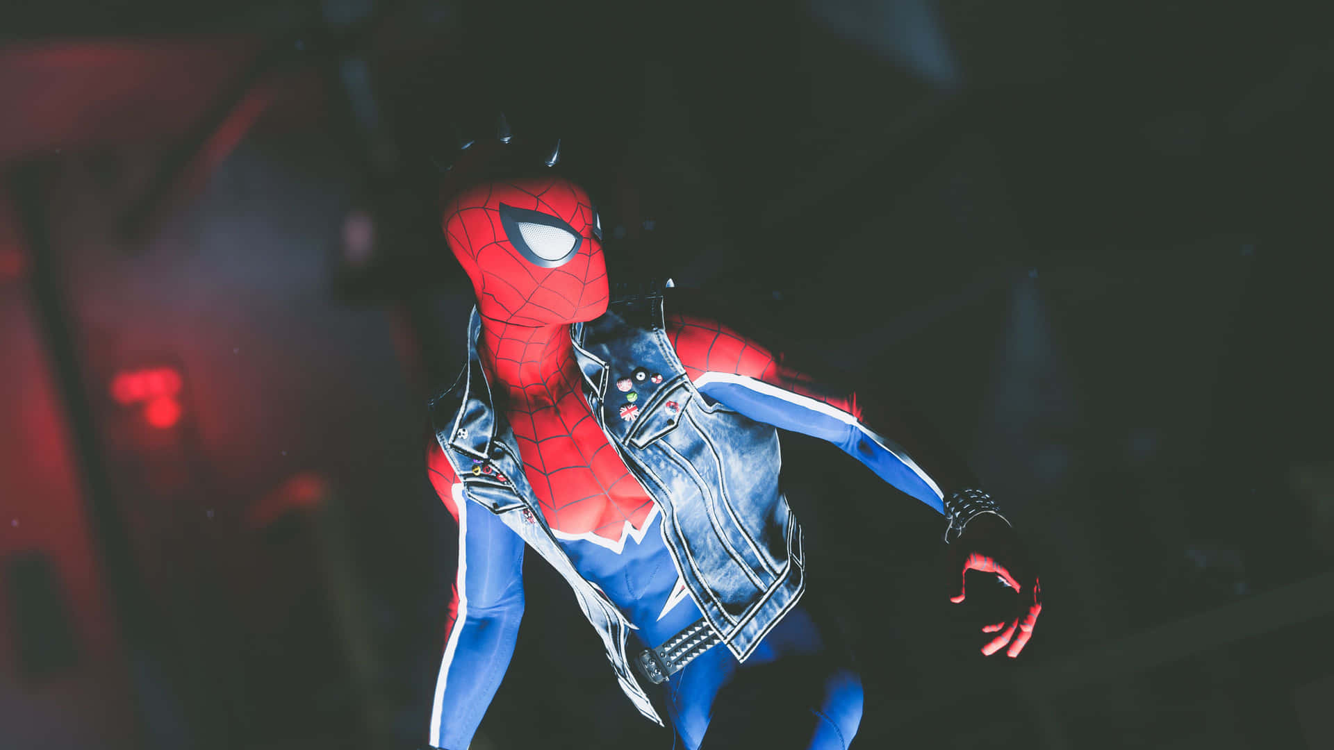 Spider Man Ps4 4k Jeans Jacket Aesthetic