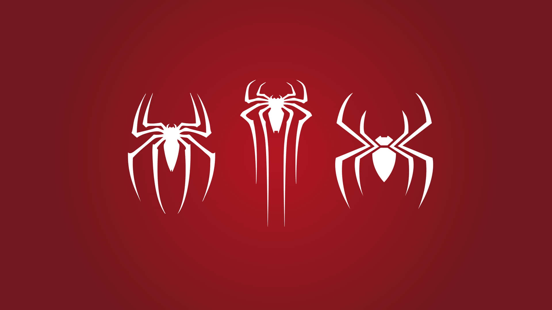 Spider Man Ps4 Different Logo Red Background Background