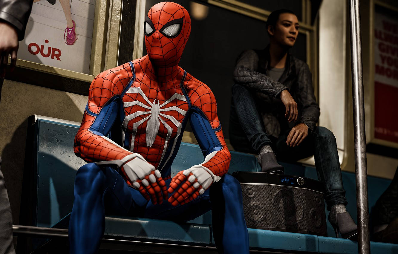 Spider Man Ps4 In Subway