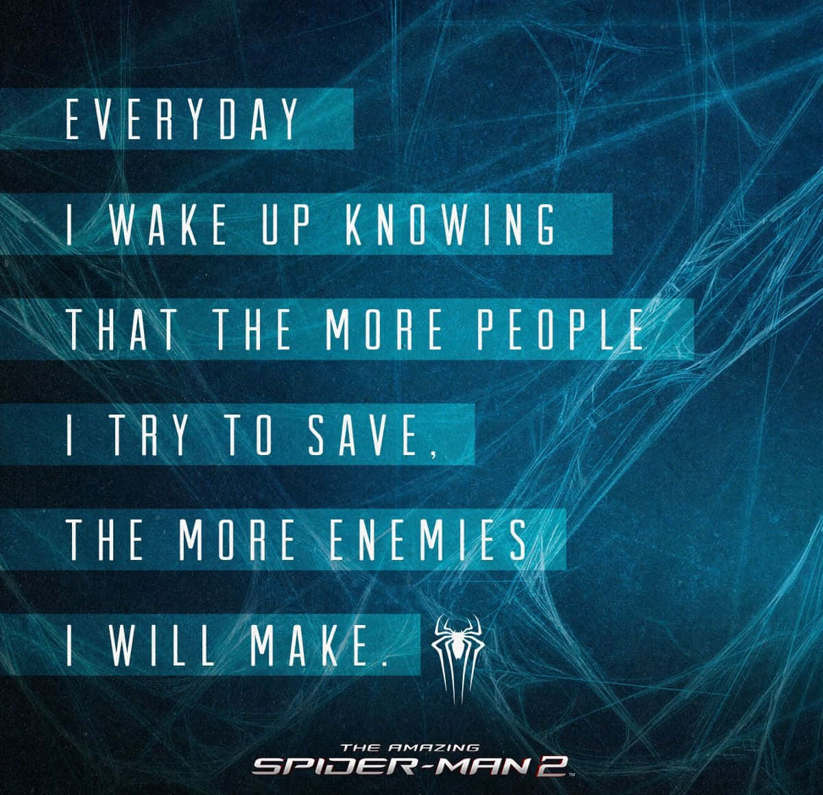 Spider Man Quote Graphic