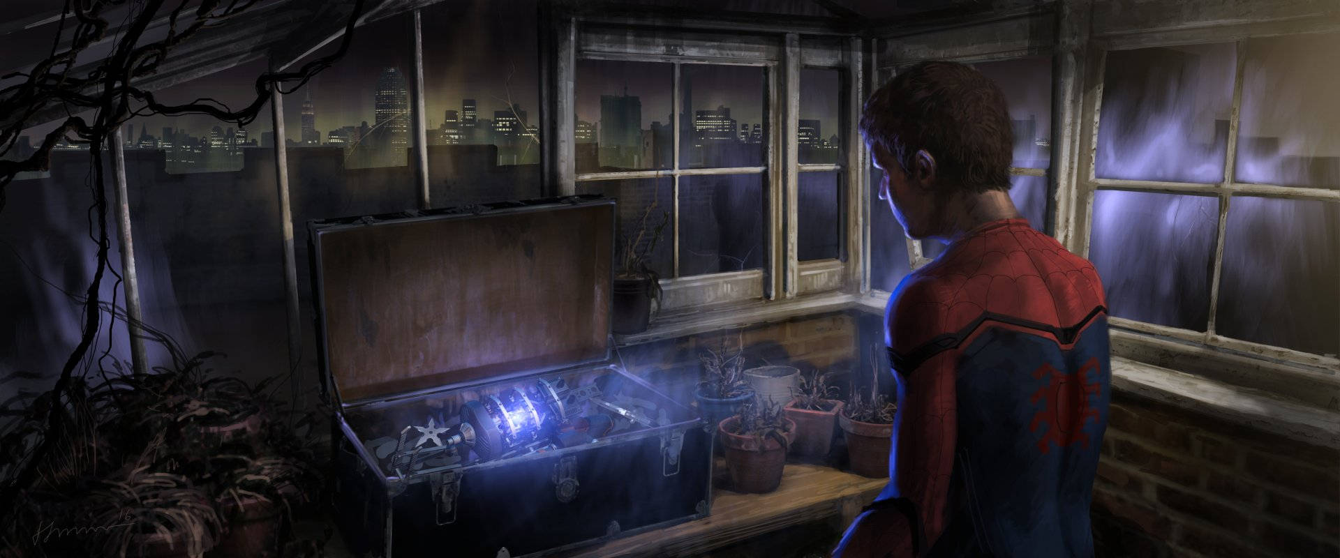 Spider Man Storage Chest 4k Background