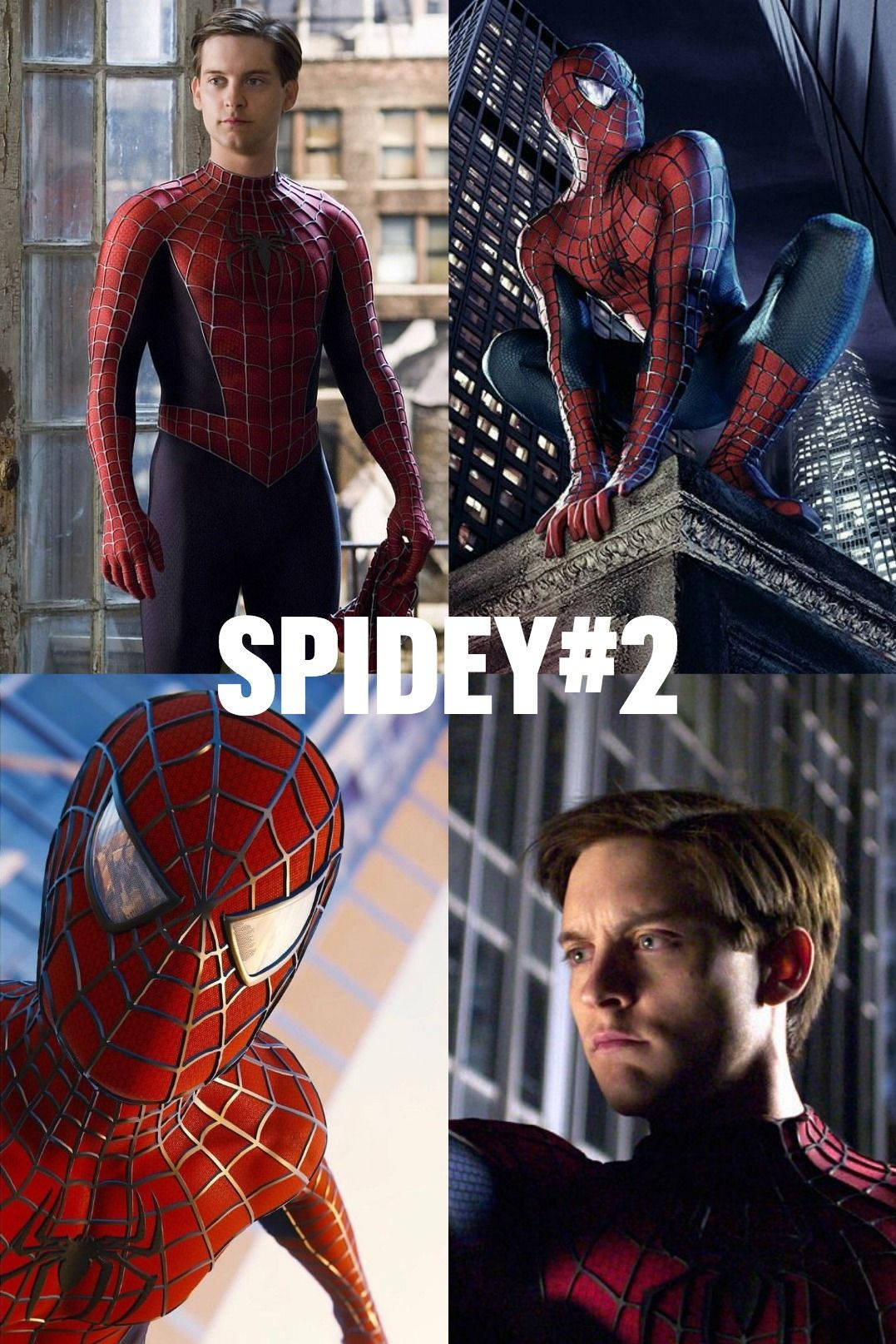 Spider Man Tobey Maguire Collage Background