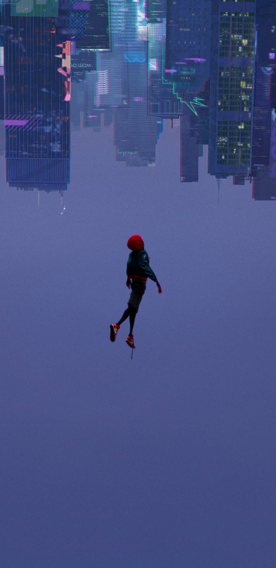 Spider Man Upside Down Spider-verse Background