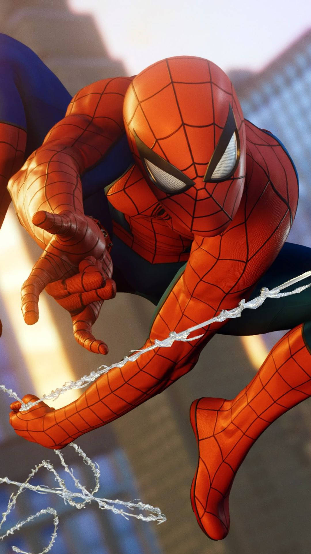 Spider Man Web Hand Mobile Background