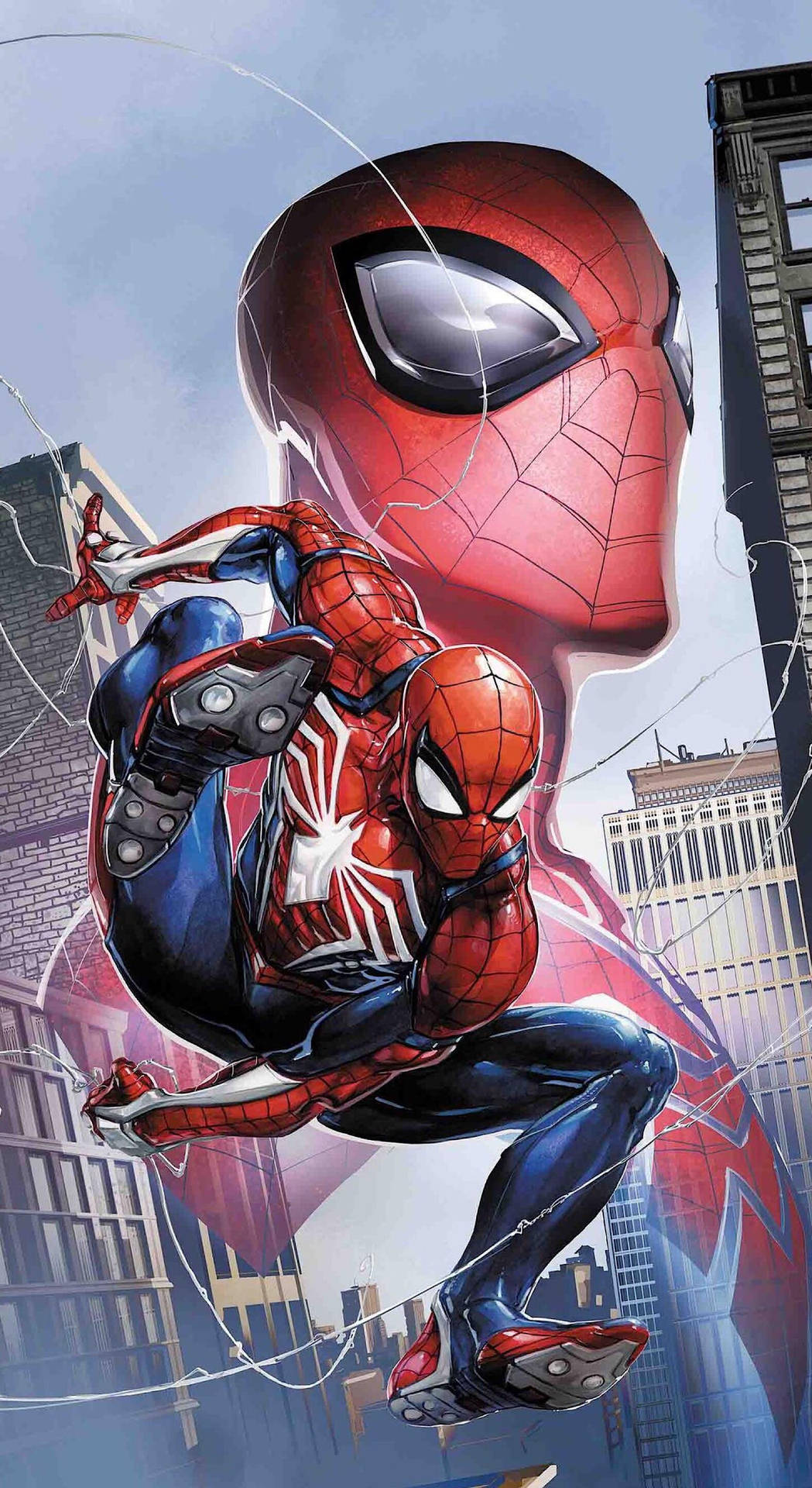 Spider Man Web Mobile Background