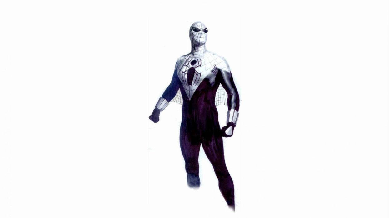 Spider Man White Backgrounds