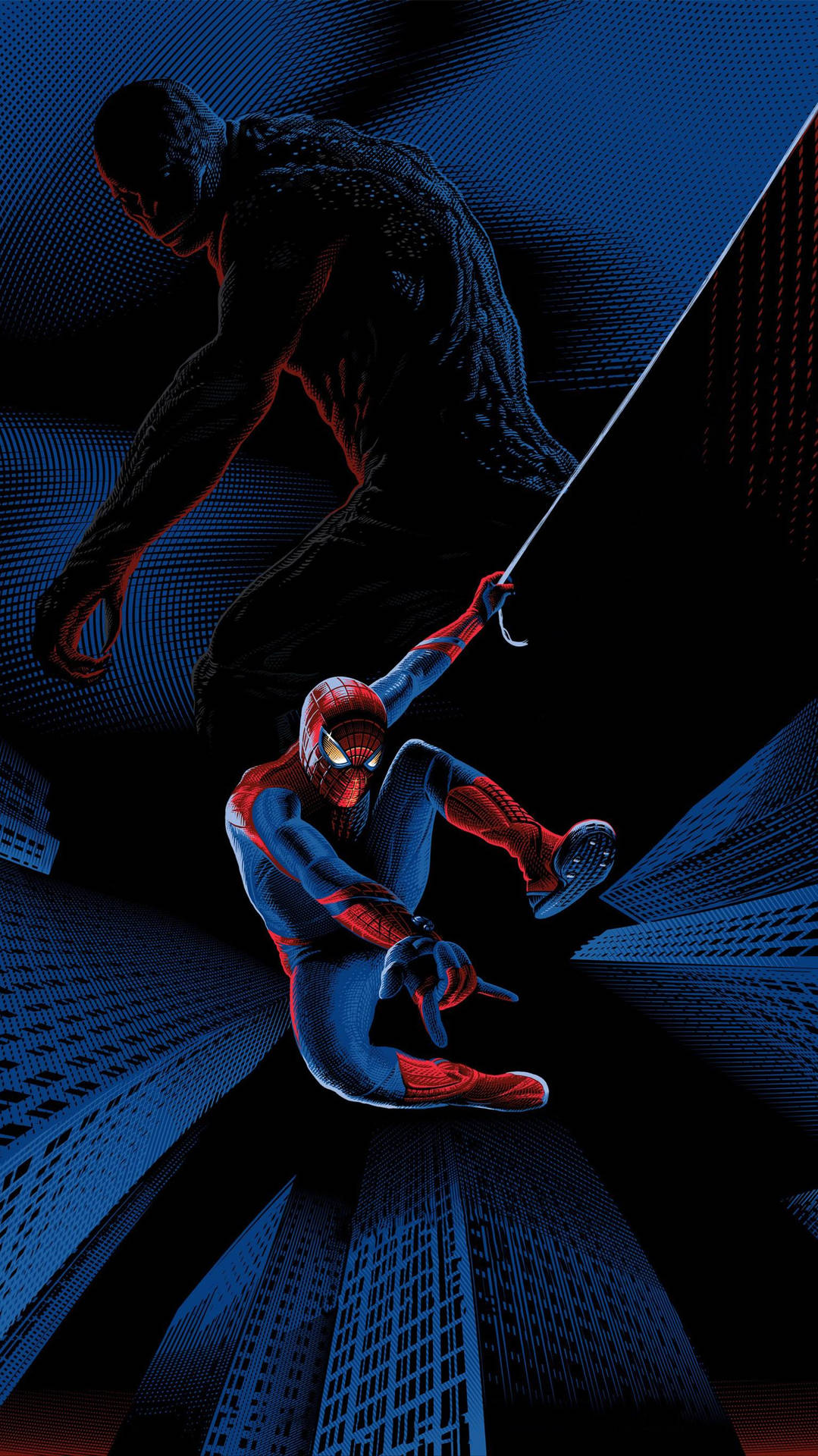 Spiderman And Lizard Amazing Phone Background