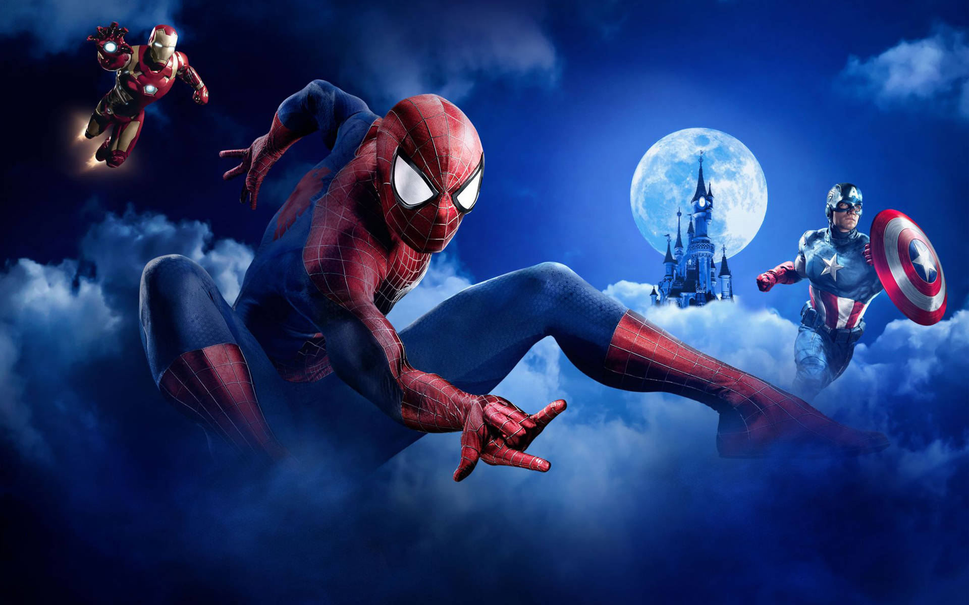 Spiderman And The Marvel Superheroes Background