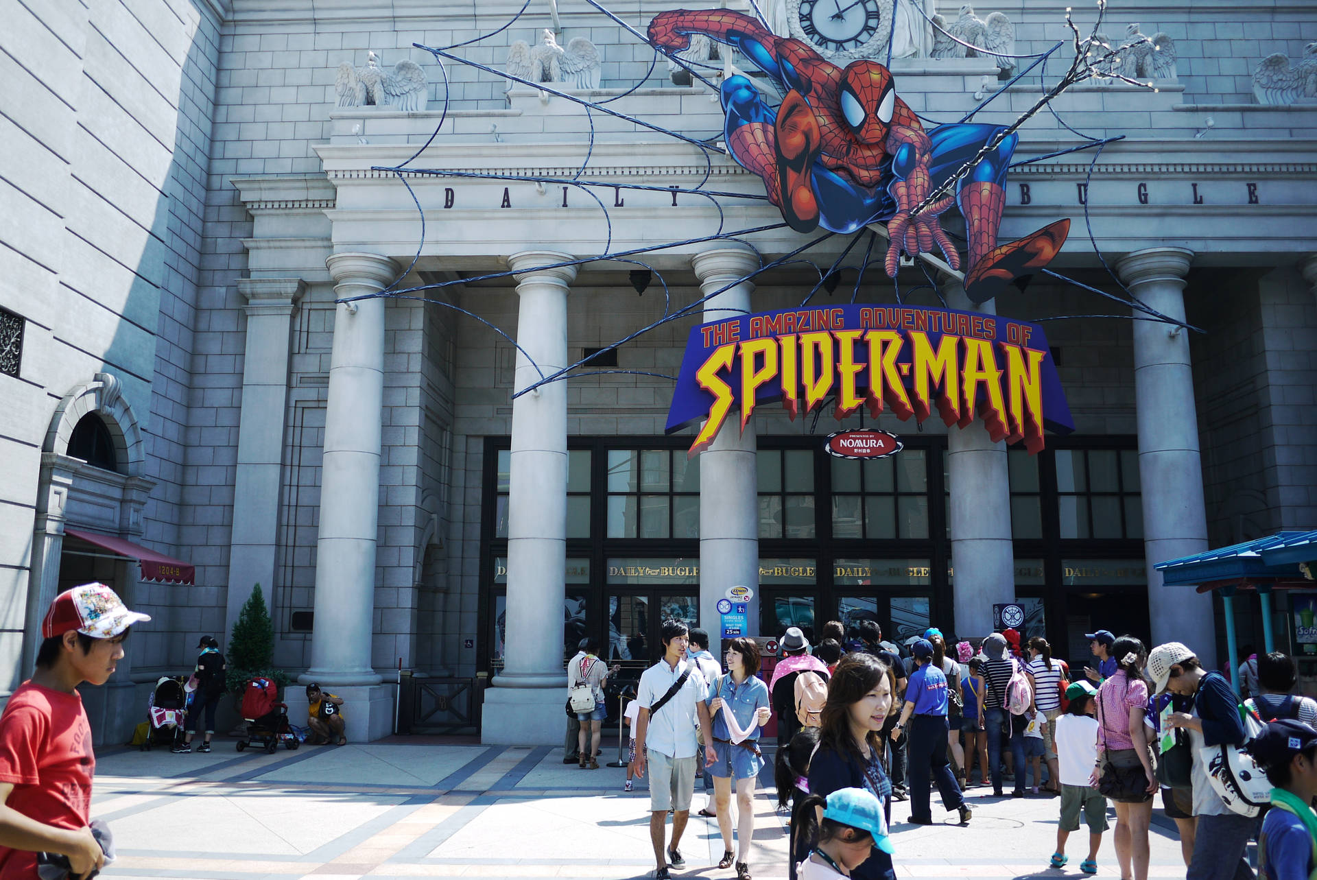 Spiderman In Universal Studios Background