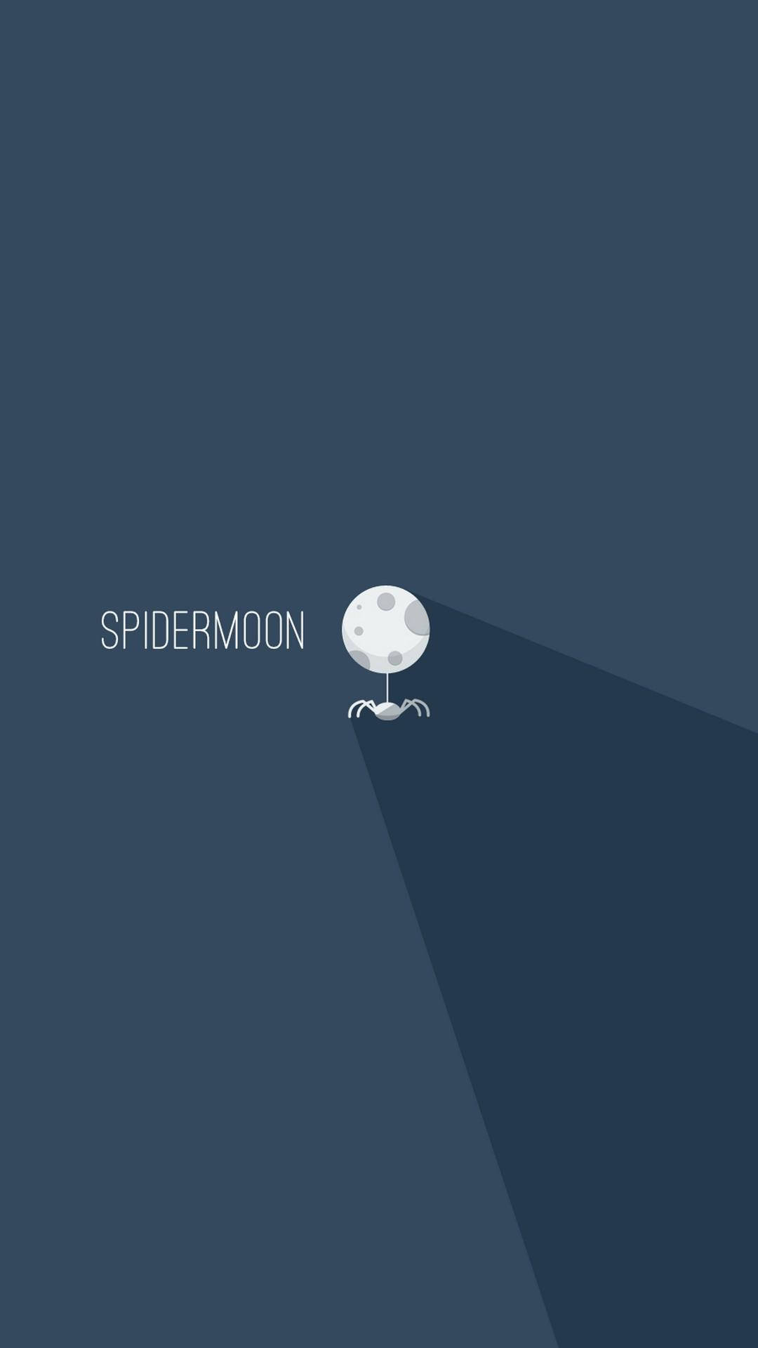Spidermoon Minimalist Android Background