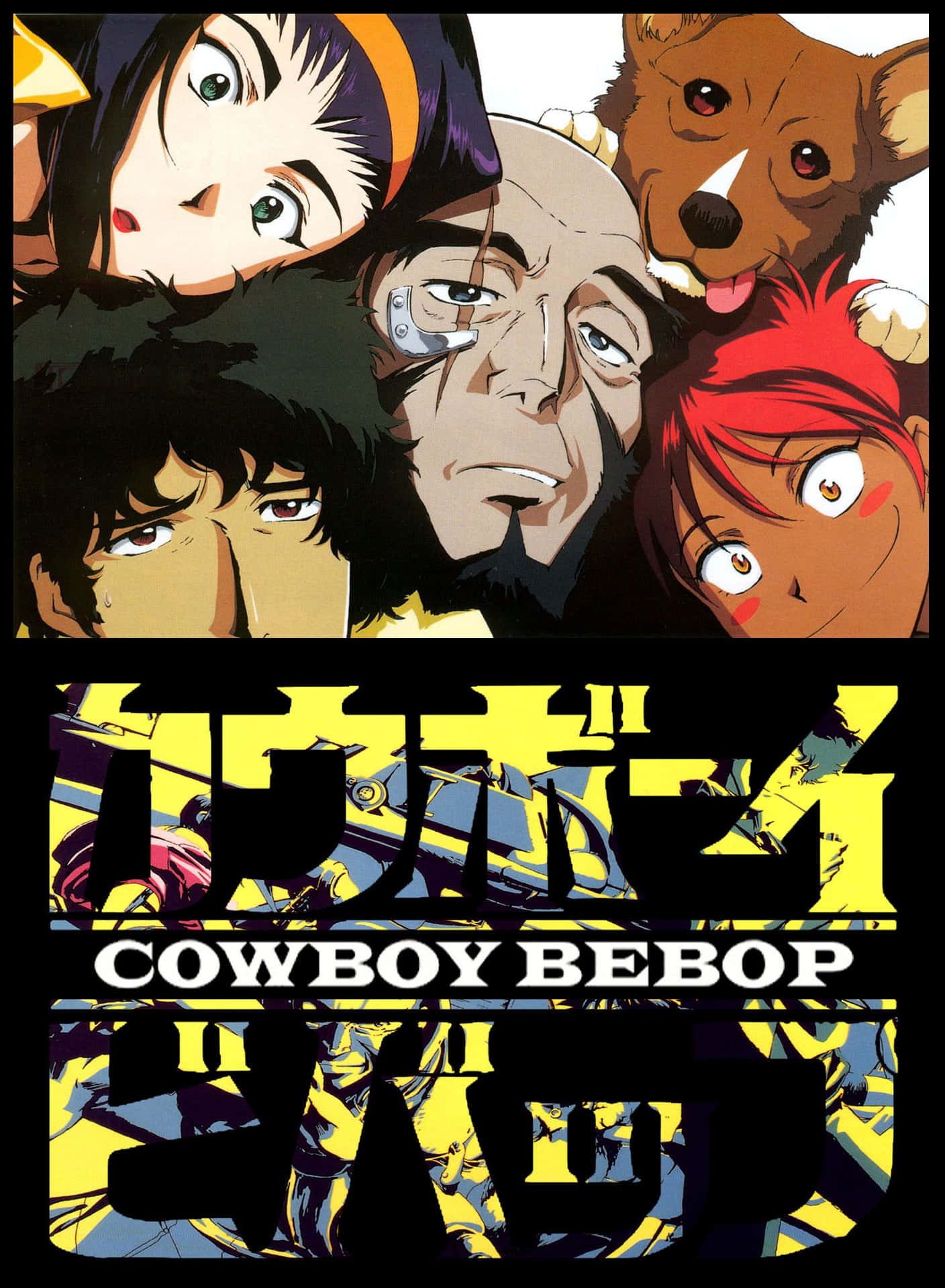 Spike Spiegel And Jet Black Of Cowboy Bebop On Their Iphone